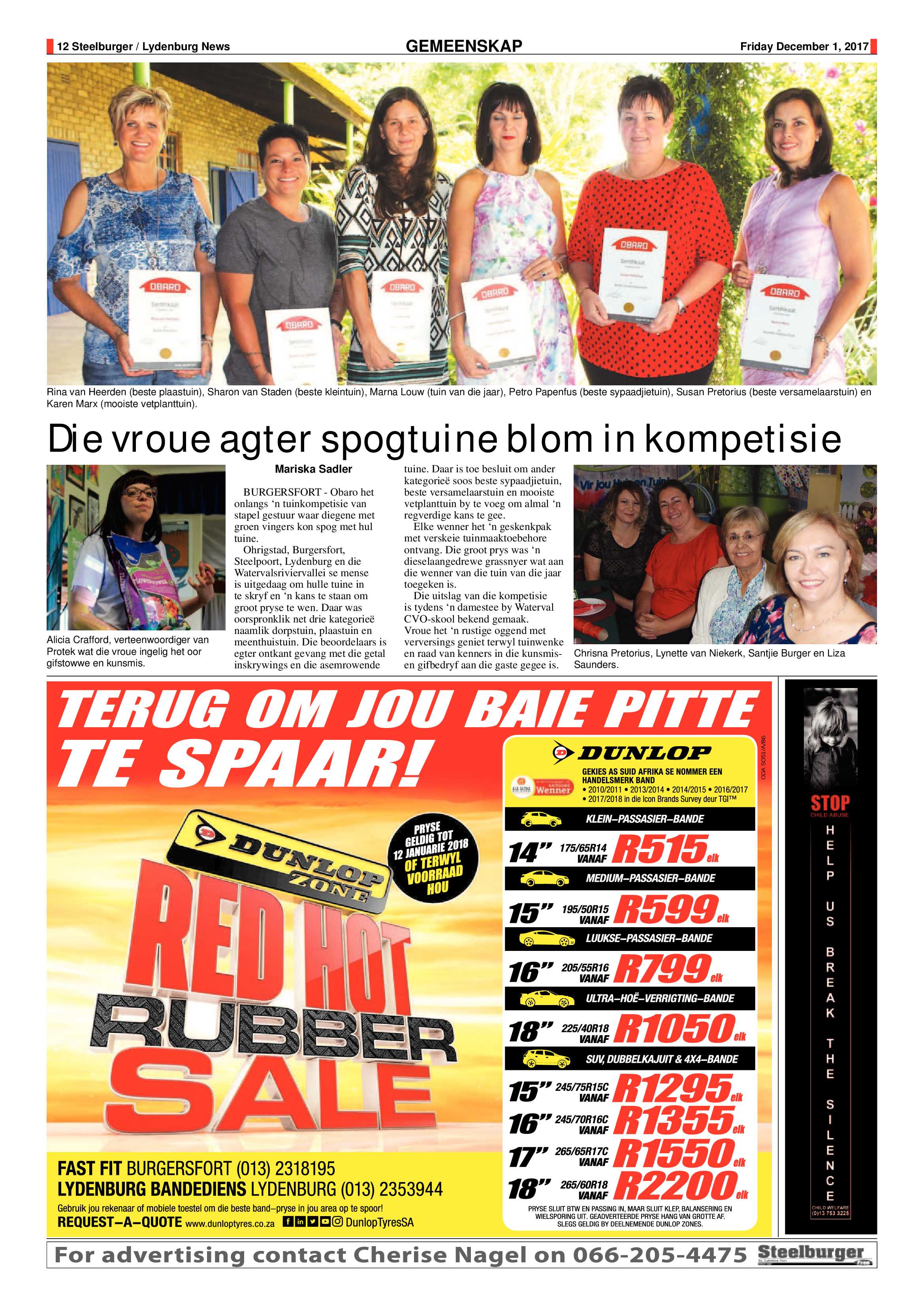 Steelburger News 1 December 2017 page 12