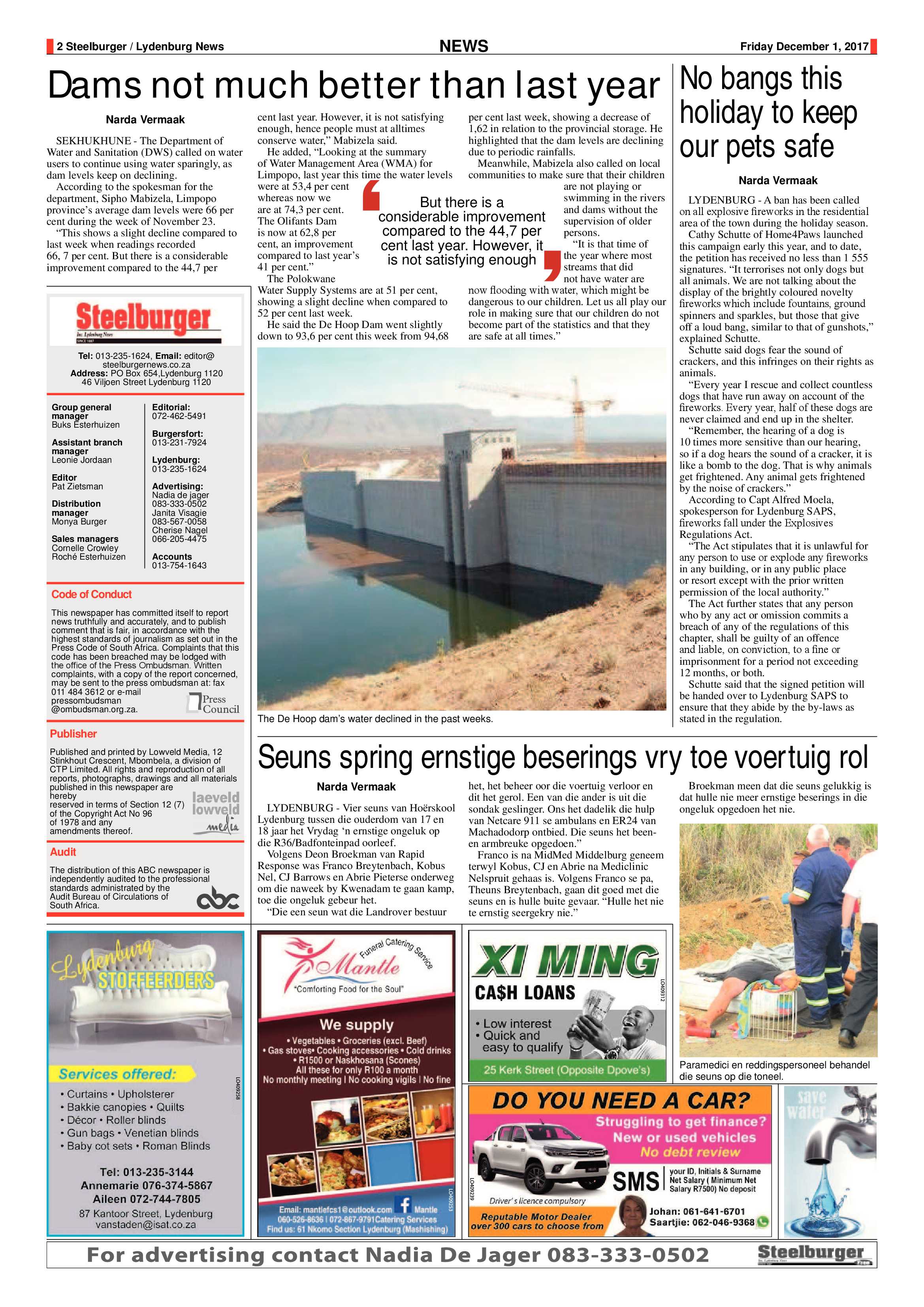 Steelburger News 1 December 2017 page 2