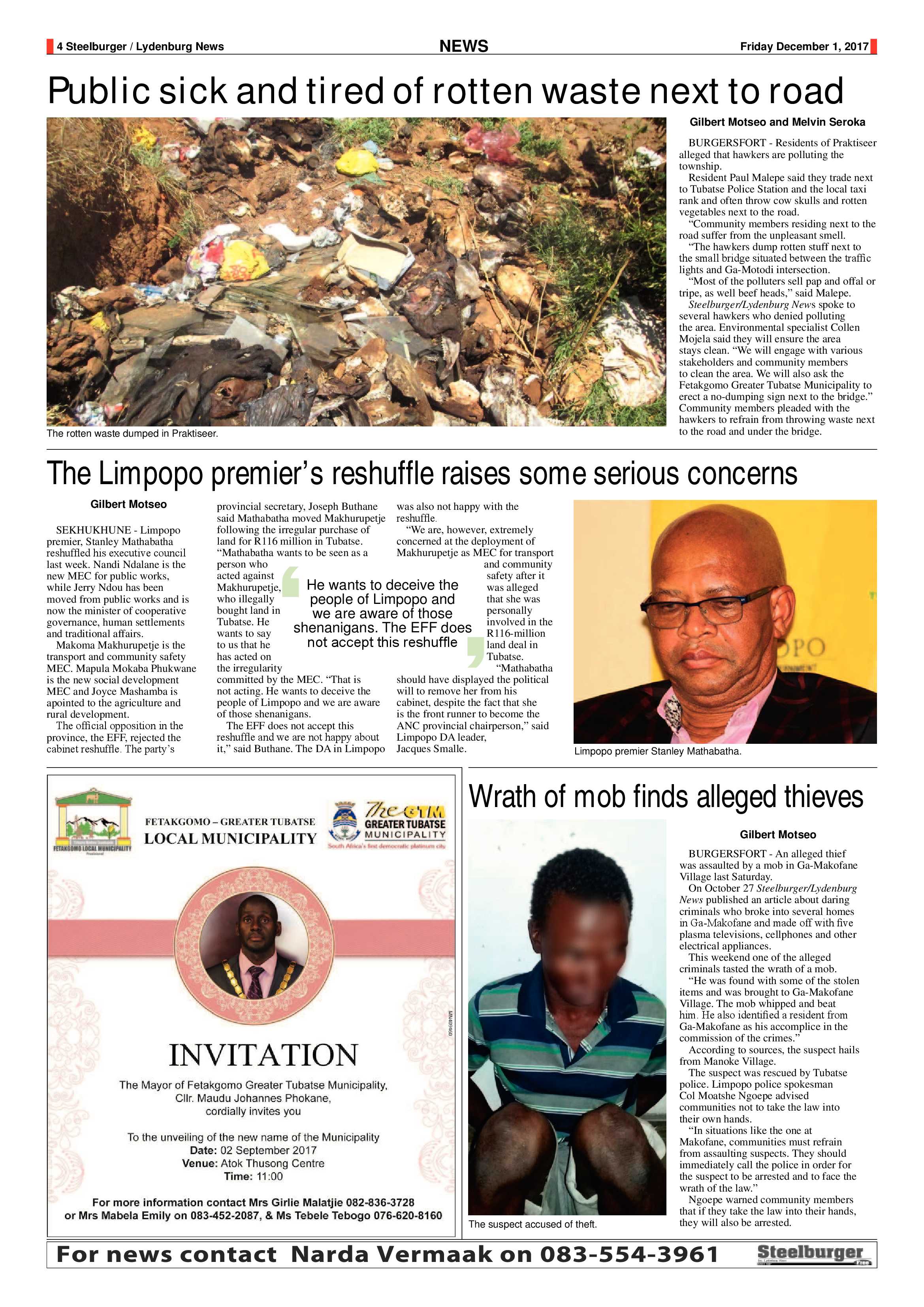 Steelburger News 1 December 2017 page 4