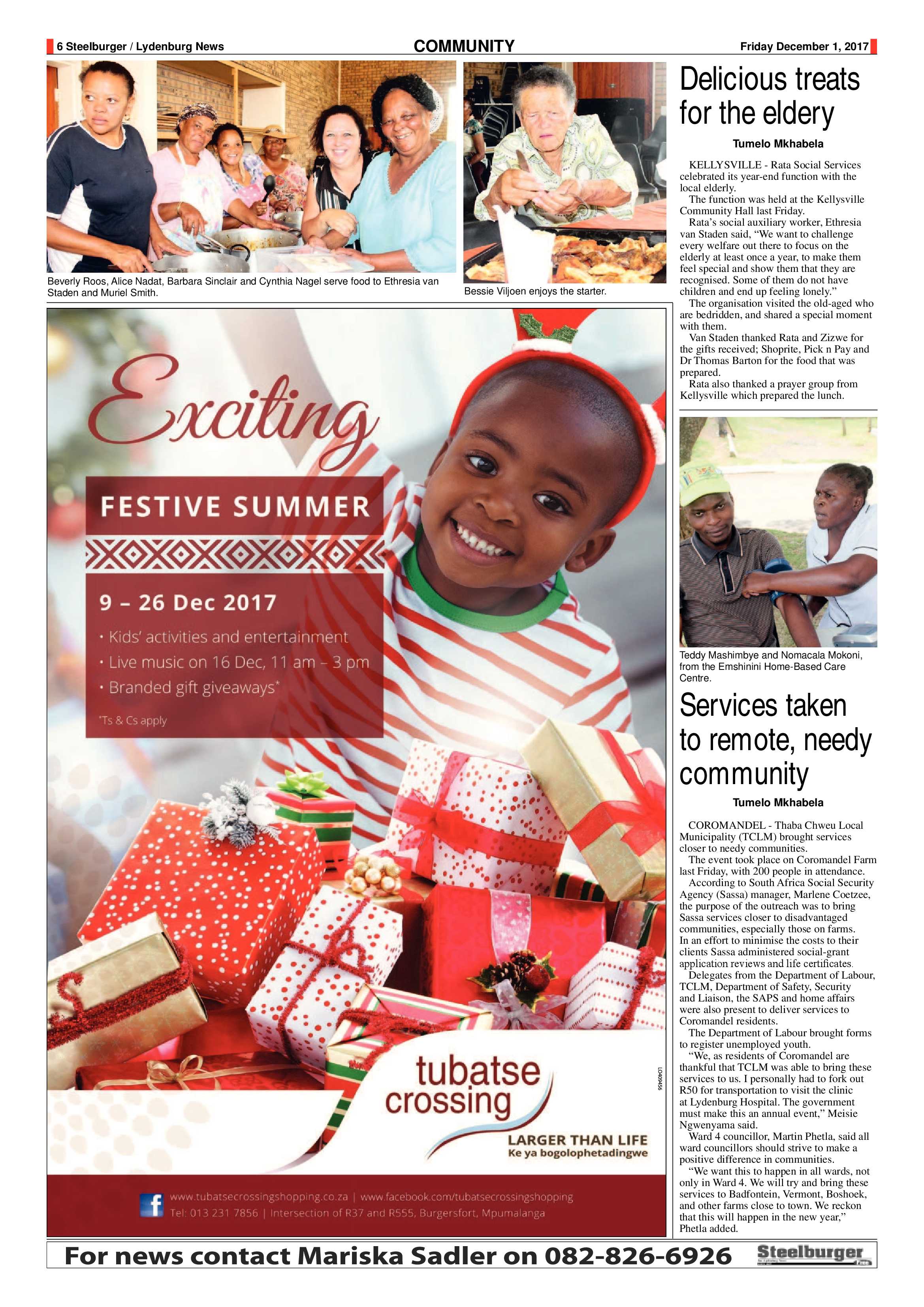 Steelburger News 1 December 2017 page 6