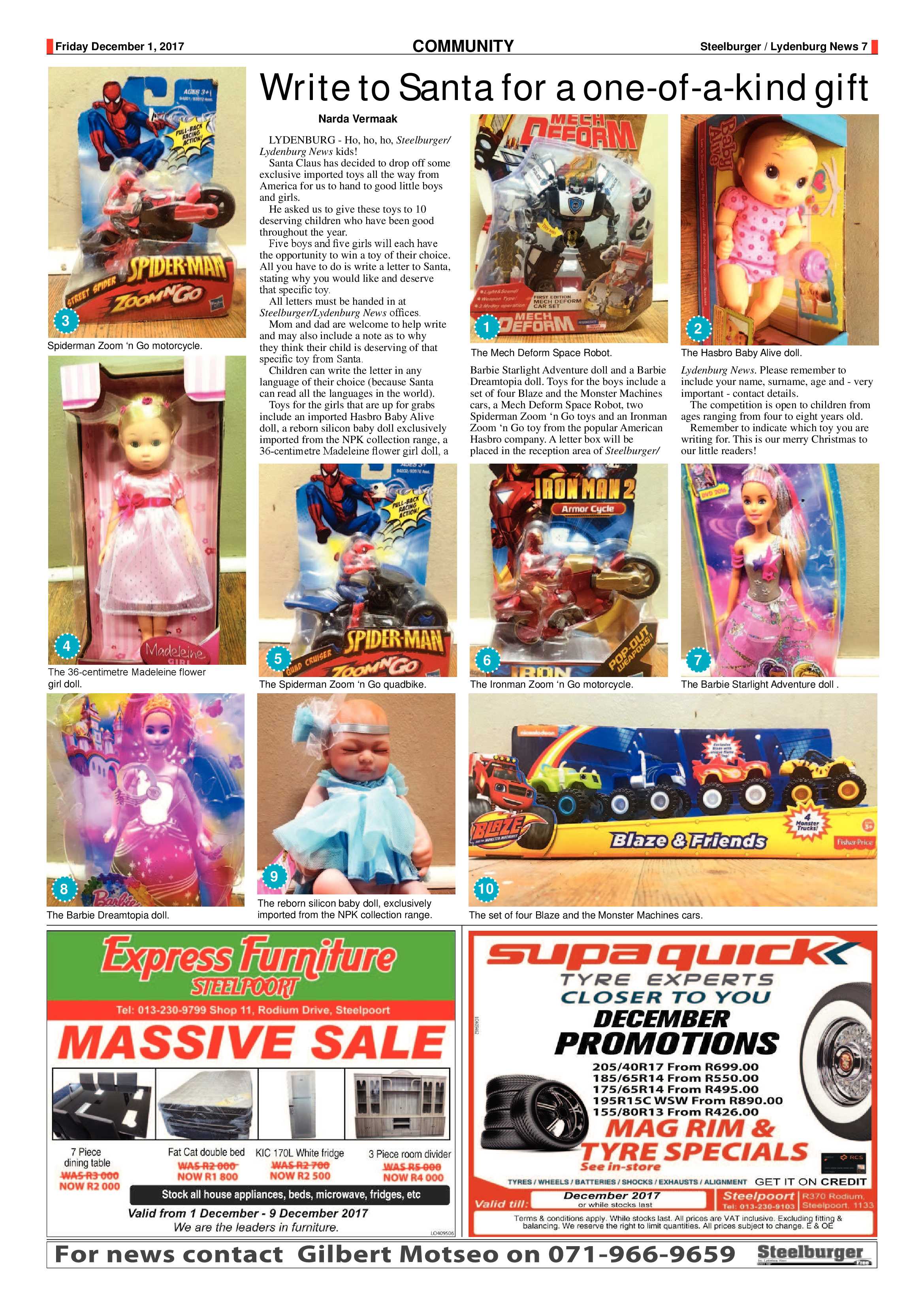 Steelburger News 1 December 2017 page 7