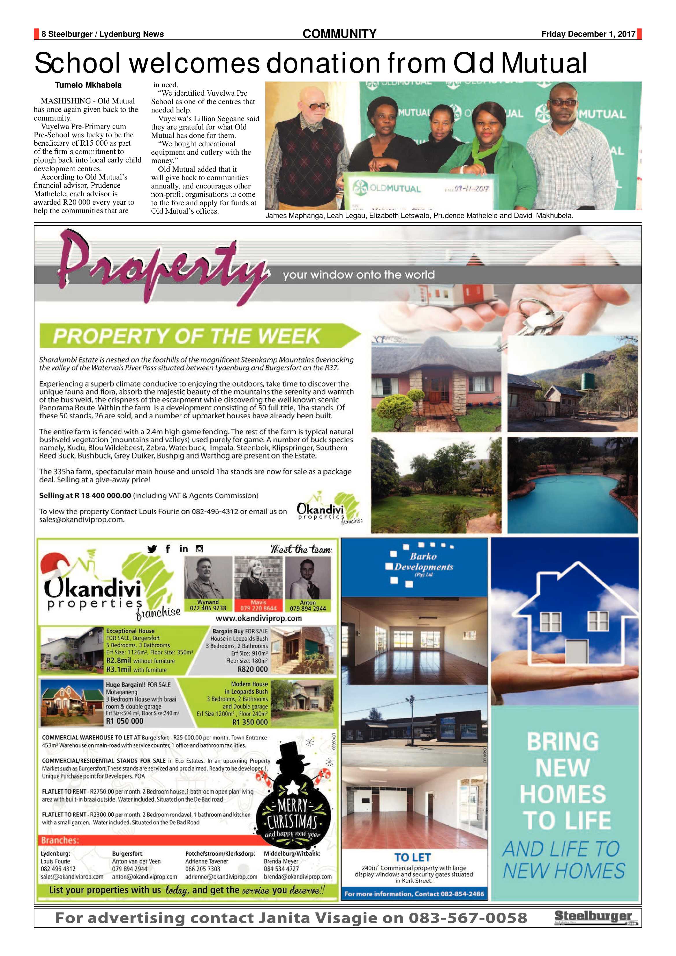 Steelburger News 1 December 2017 page 8