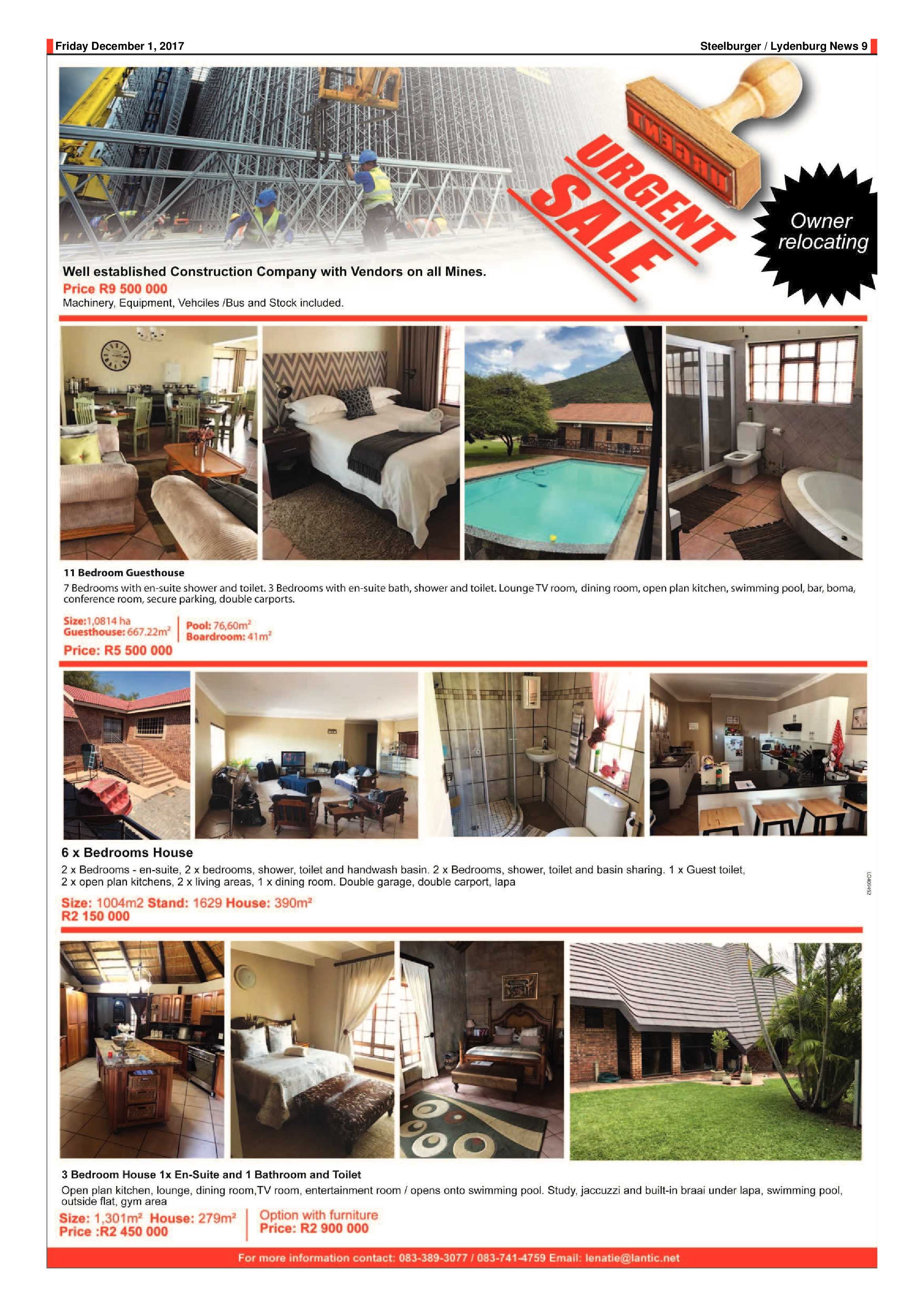 Steelburger News 1 December 2017 page 9