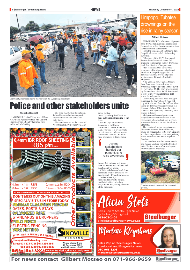 Steelburger News 1 December 2022 page 4