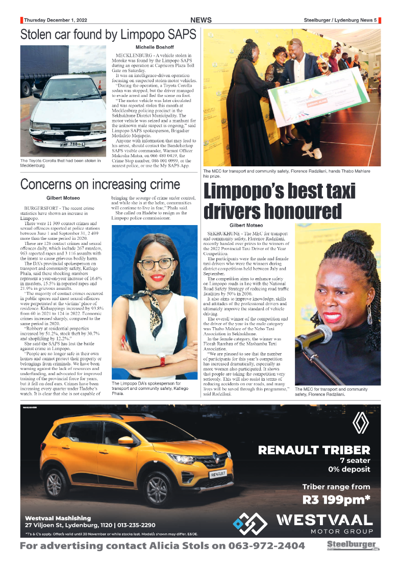 Steelburger News 1 December 2022 page 5