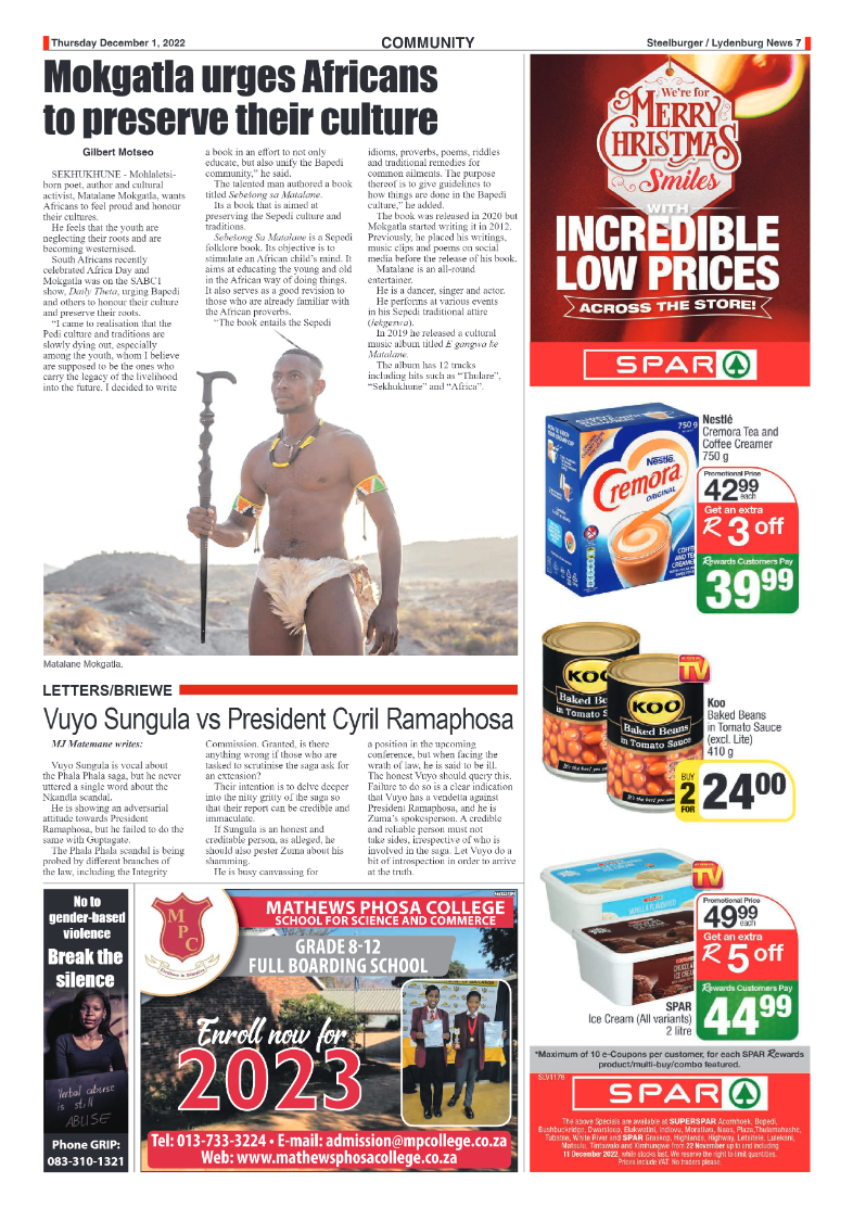 Steelburger News 1 December 2022 page 7