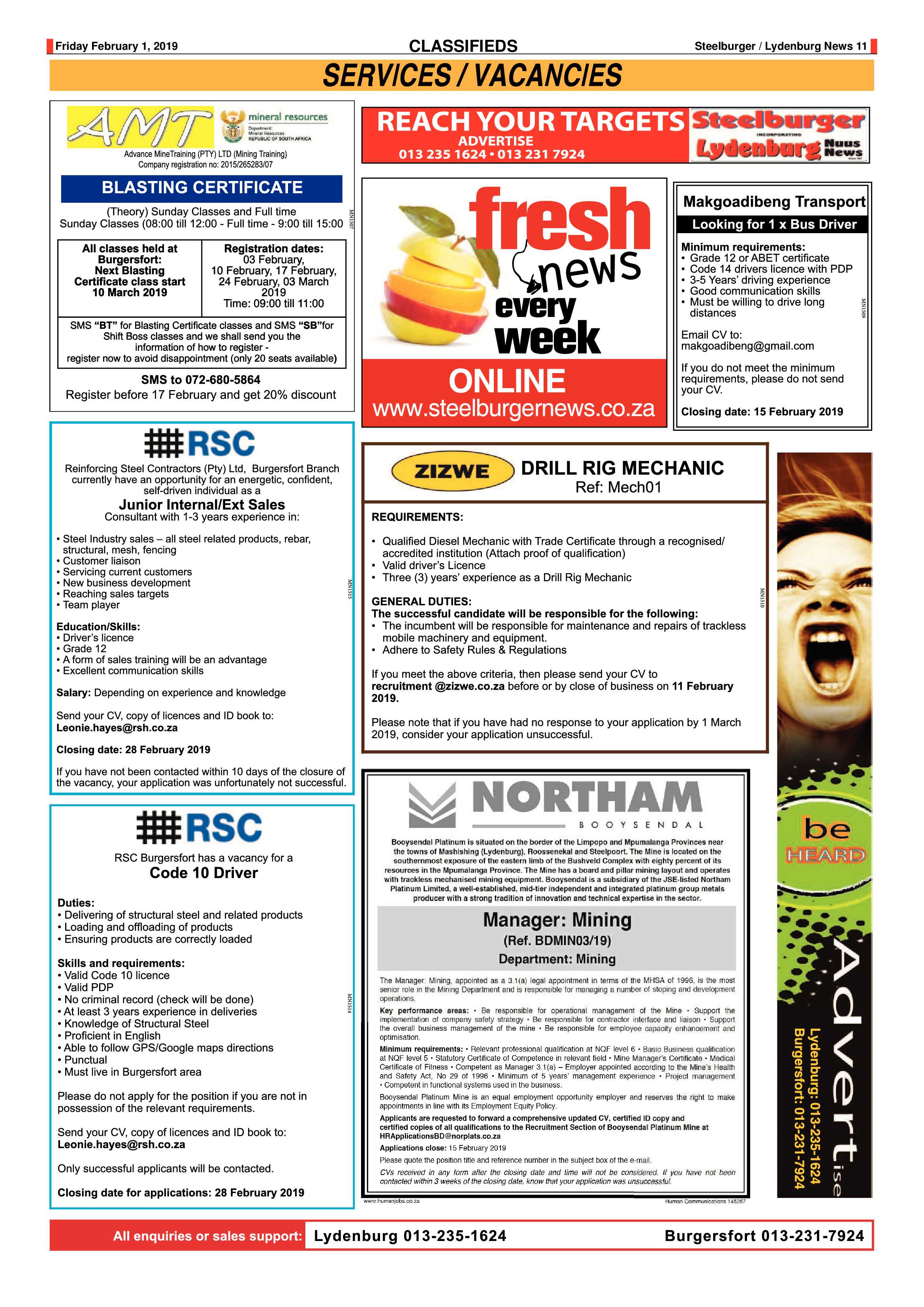 Steelburger News 1 February 2019 page 11