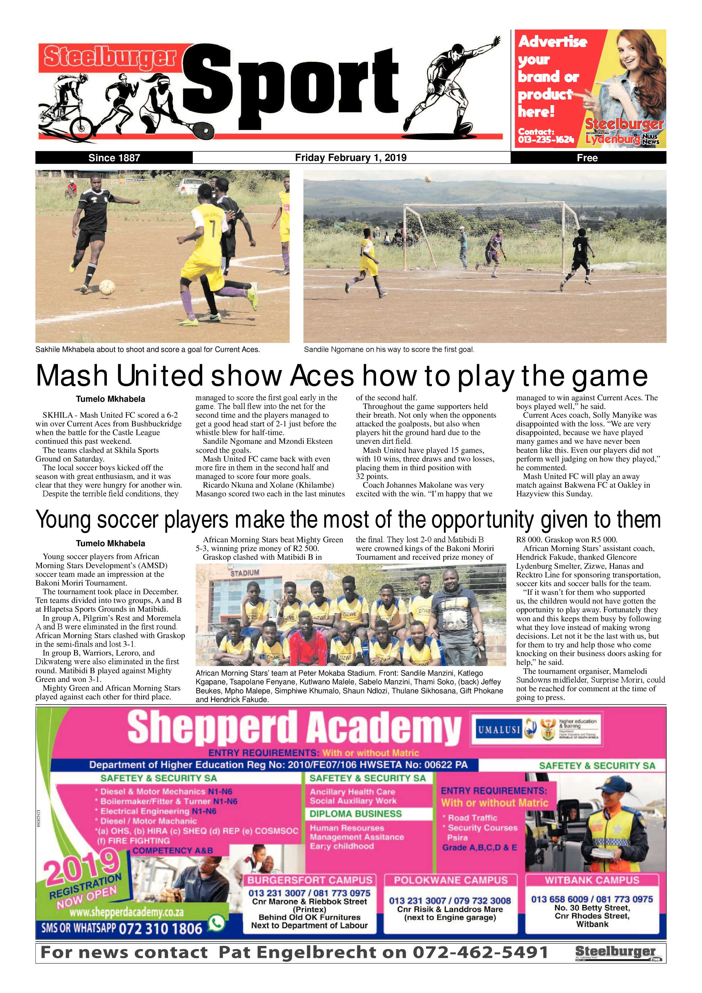 Steelburger News 1 February 2019 page 16