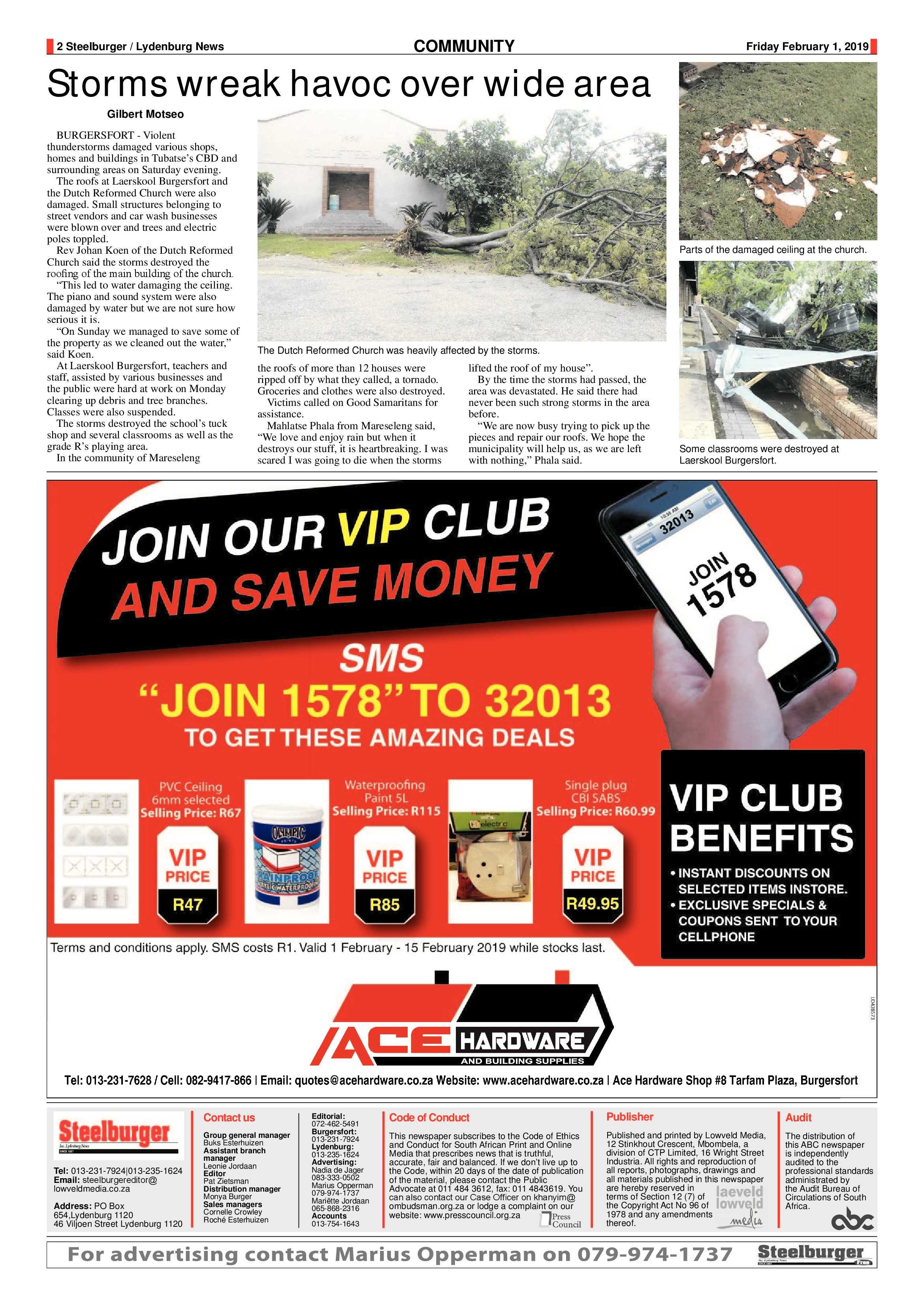 Steelburger News 1 February 2019 page 2