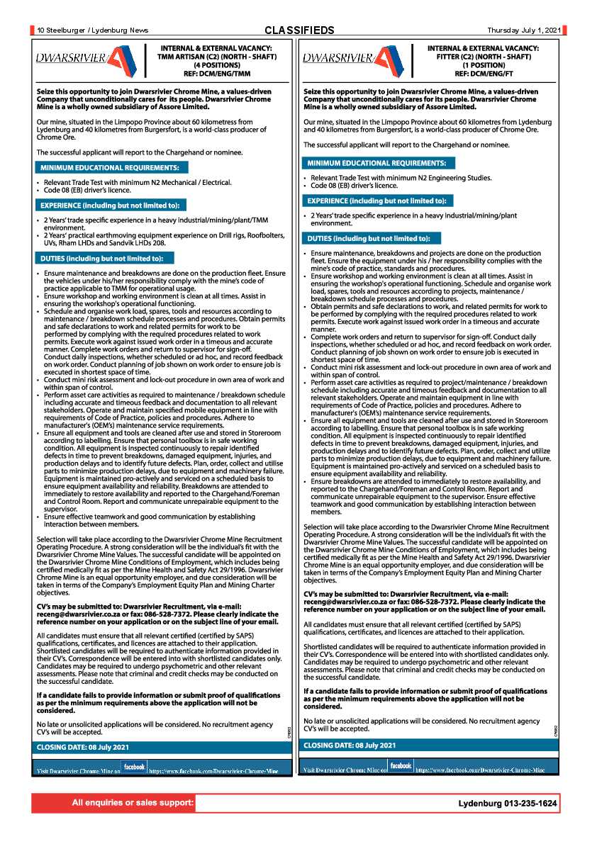 Steelburger News 1 July 2021 page 10