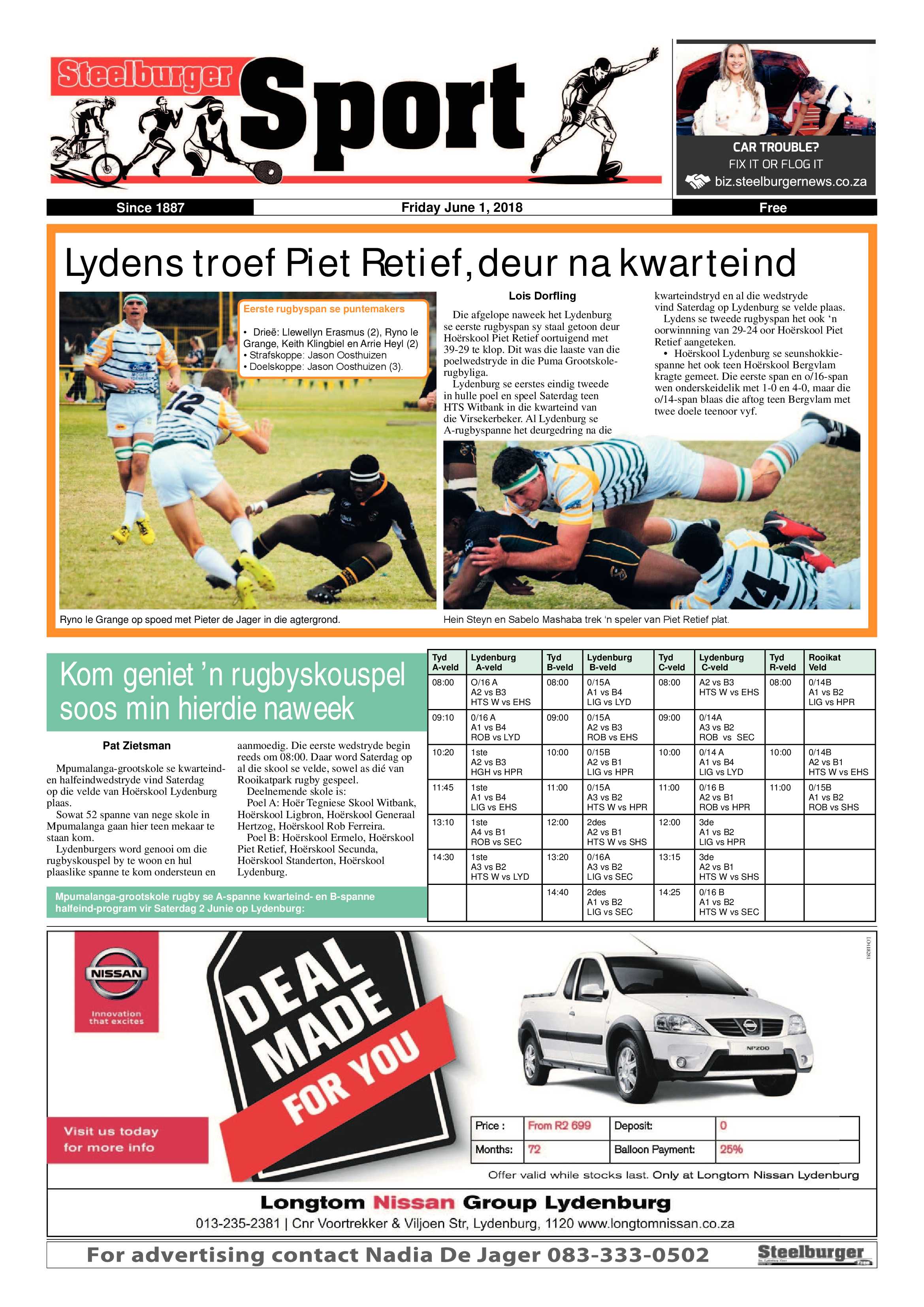 Steelburger News 1 June 2018 page 20