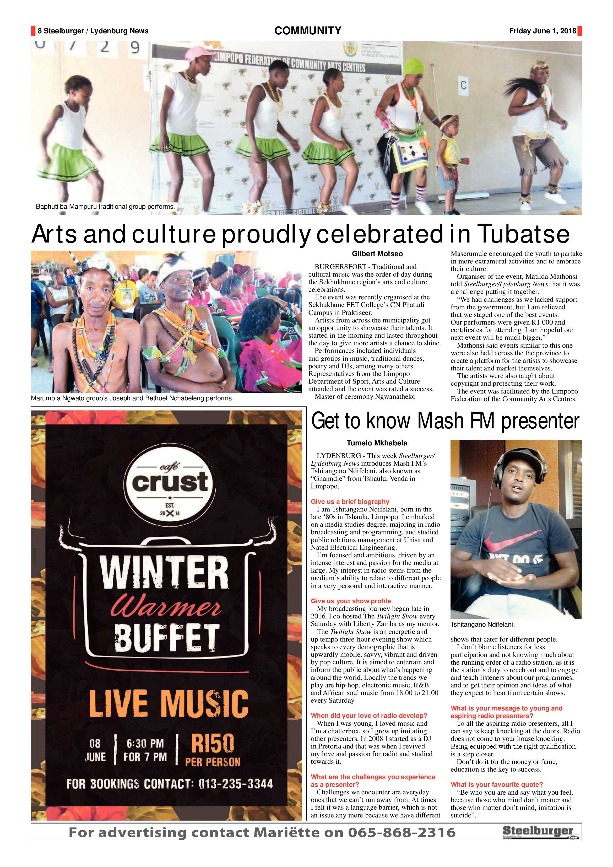 Steelburger News 1 June 2018 page 8
