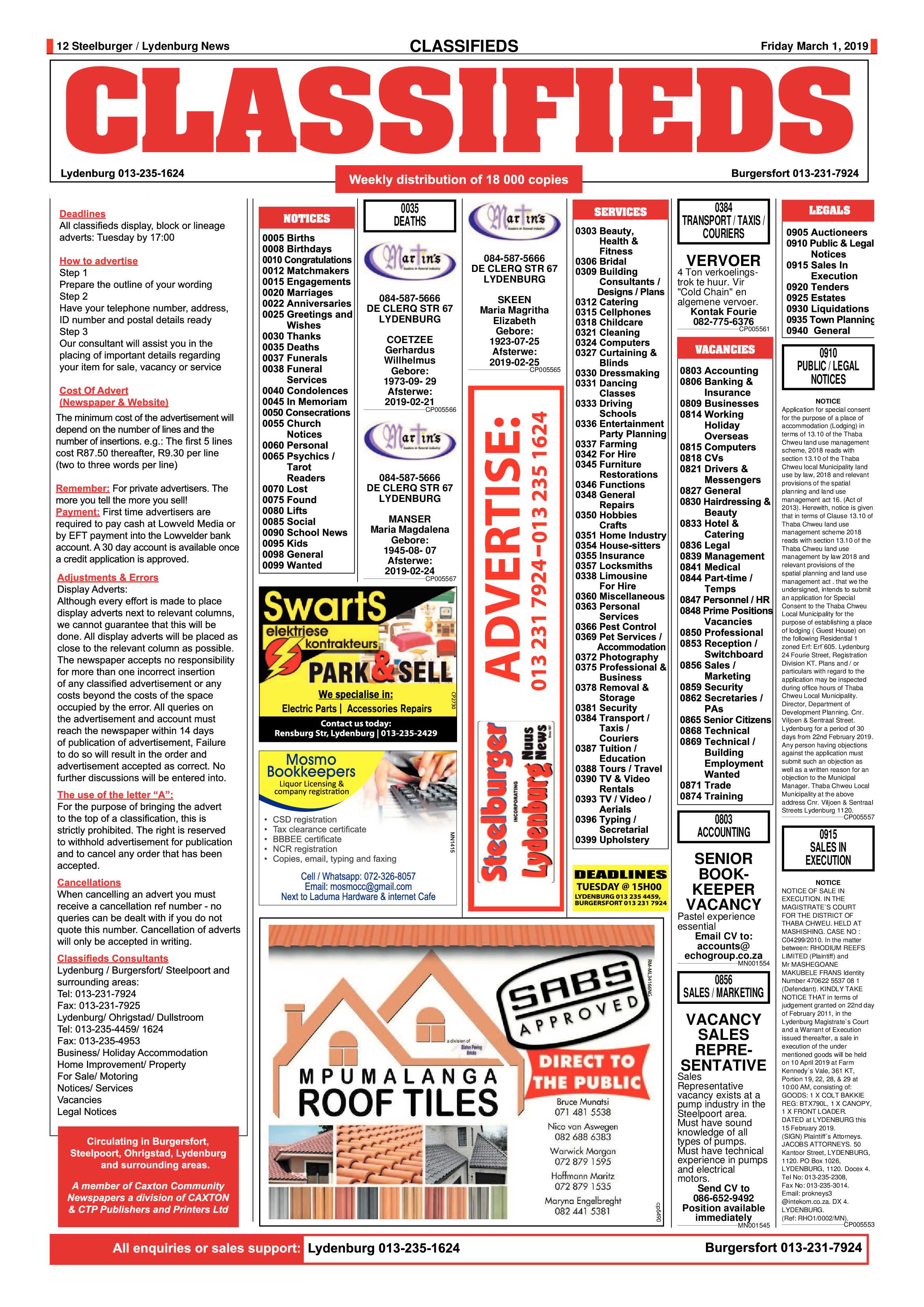 Steelburger News 1 March 2019 page 12