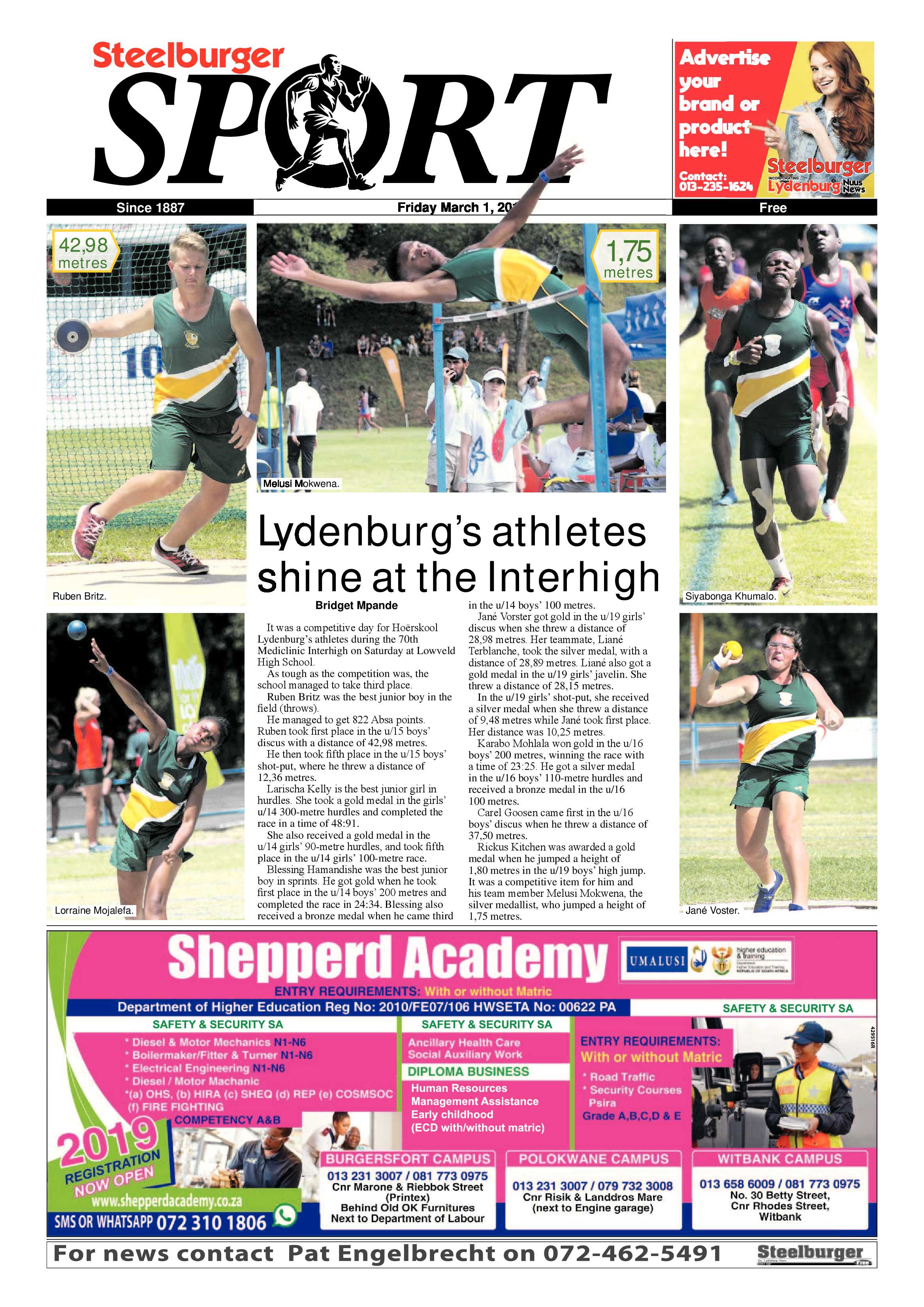 Steelburger News 1 March 2019 page 16