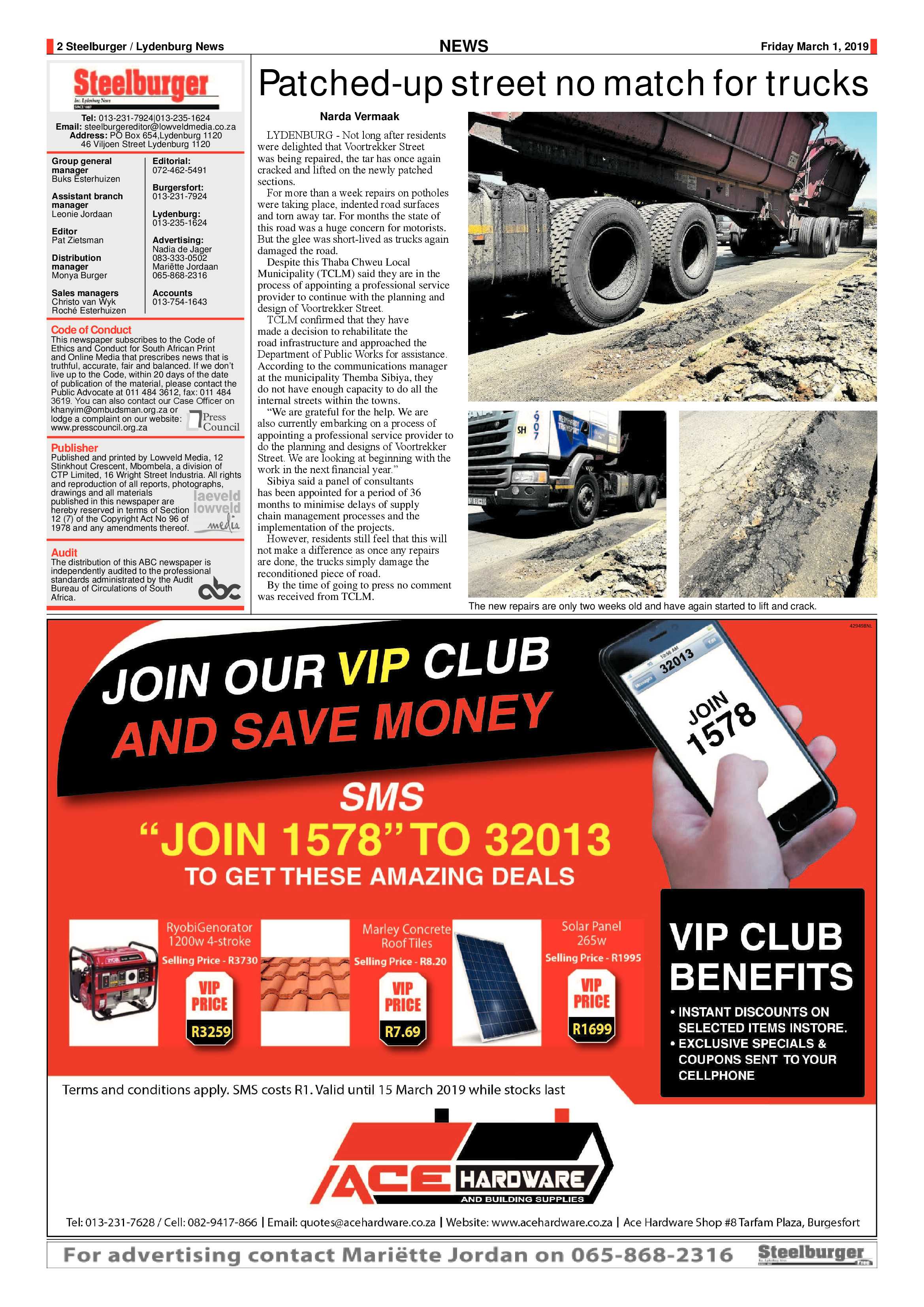 Steelburger News 1 March 2019 page 2