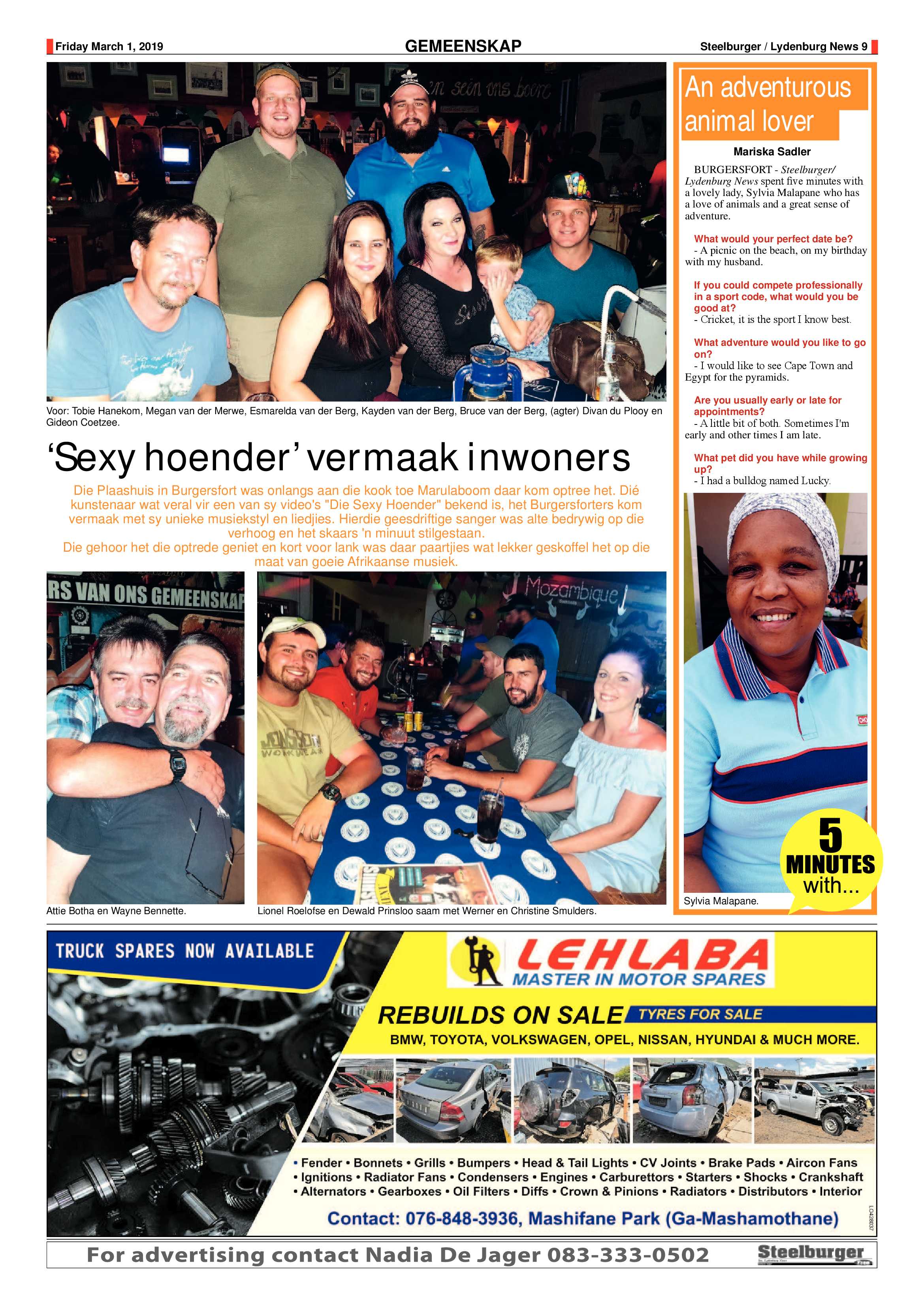 Steelburger News 1 March 2019 page 9