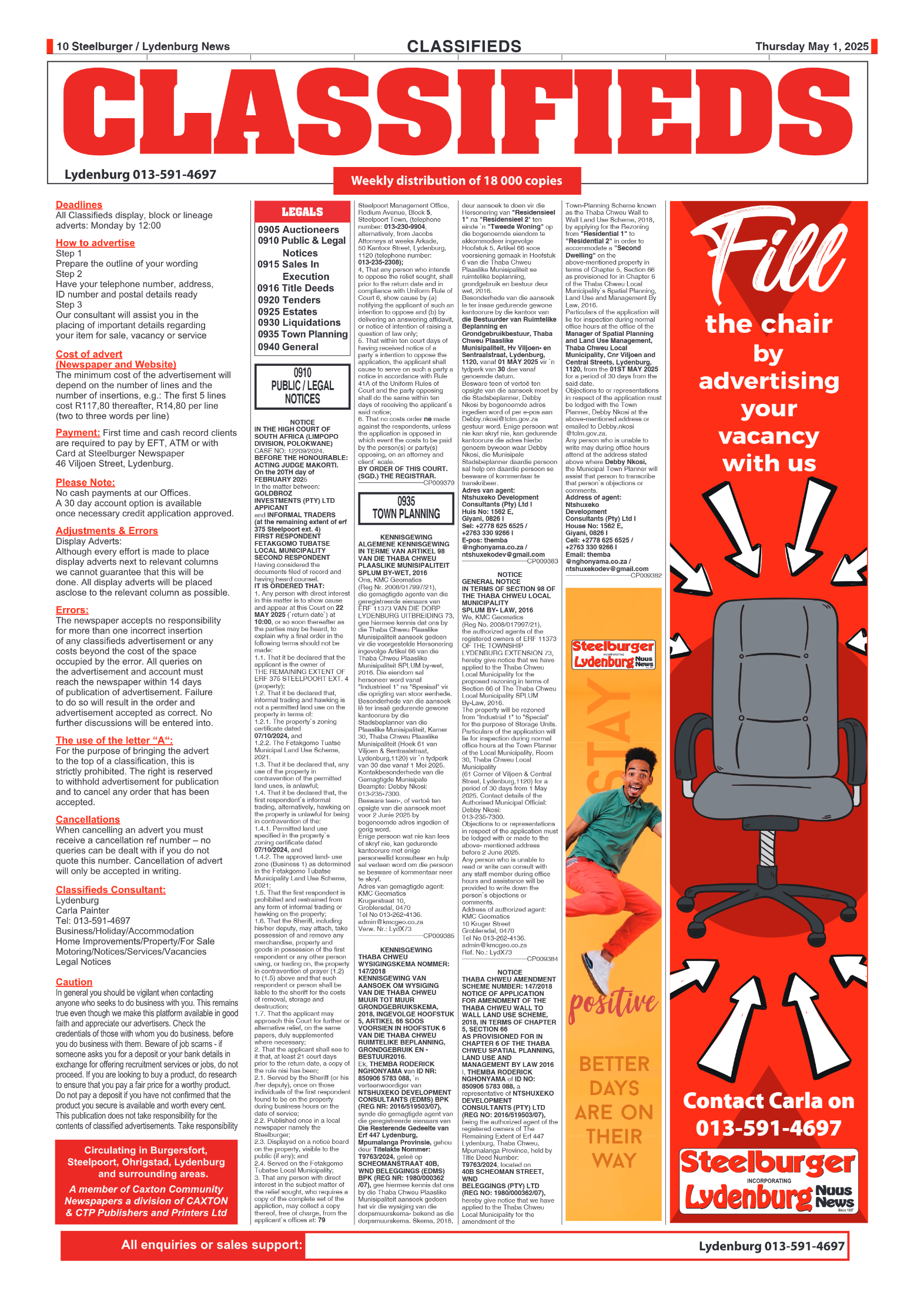 Steelburger News 1 May 2025 page 10