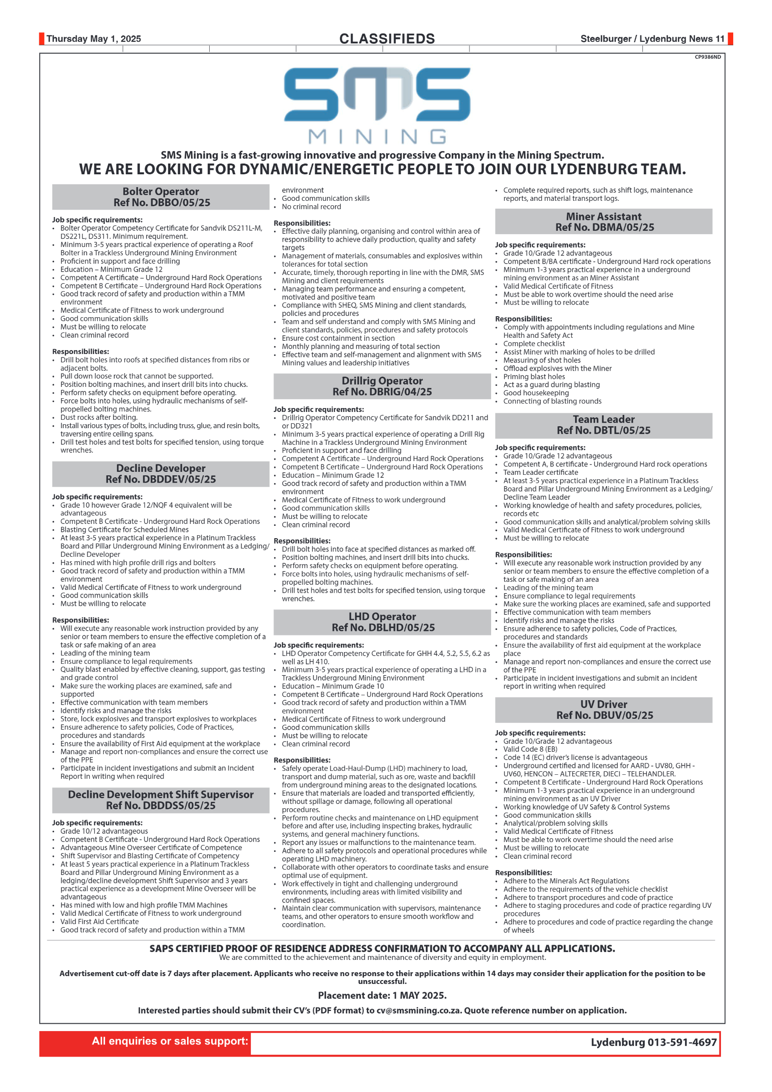 Steelburger News 1 May 2025 page 11