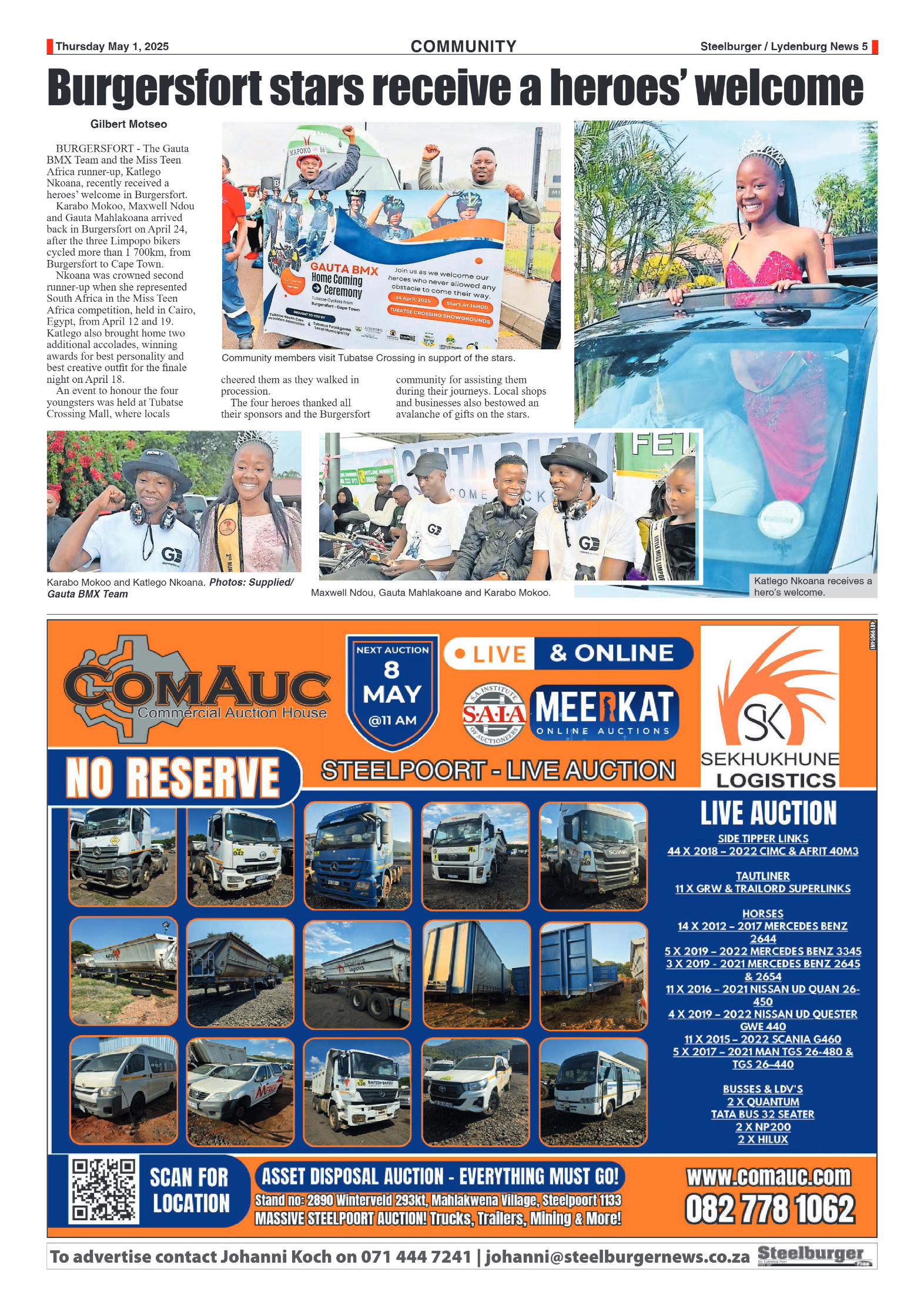 Steelburger News 1 May 2025 page 5