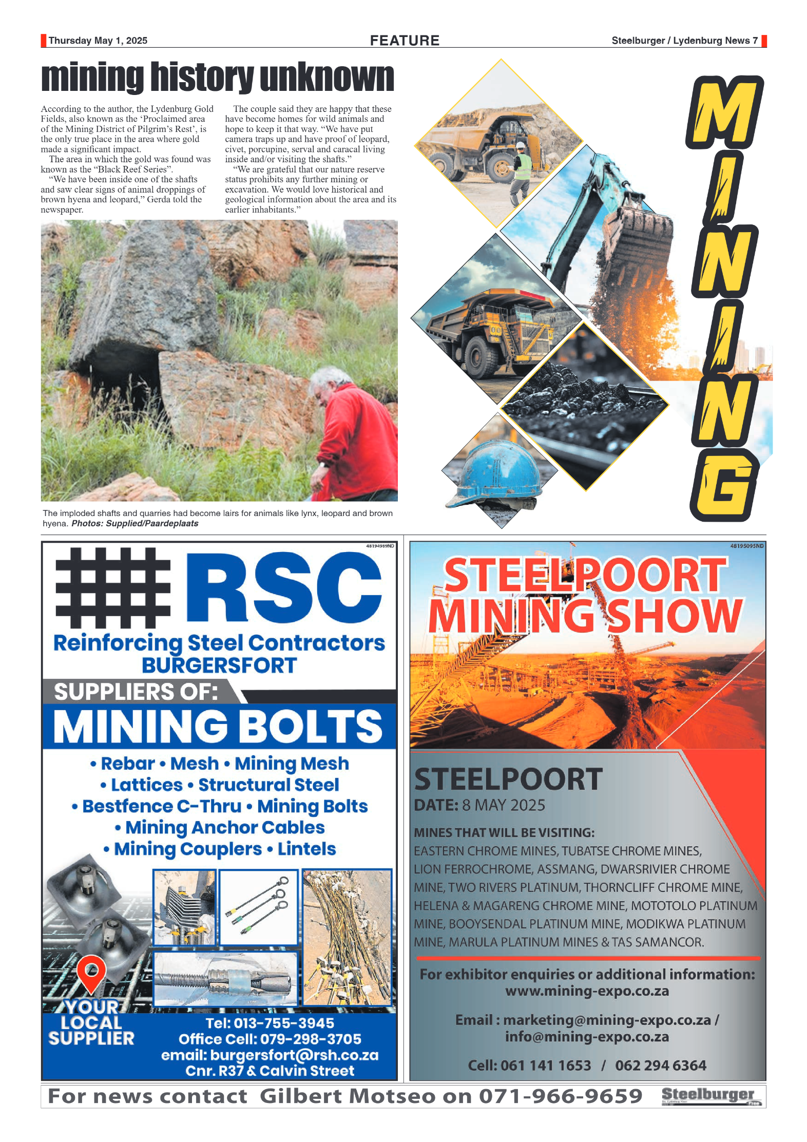 Steelburger News 1 May 2025 page 7