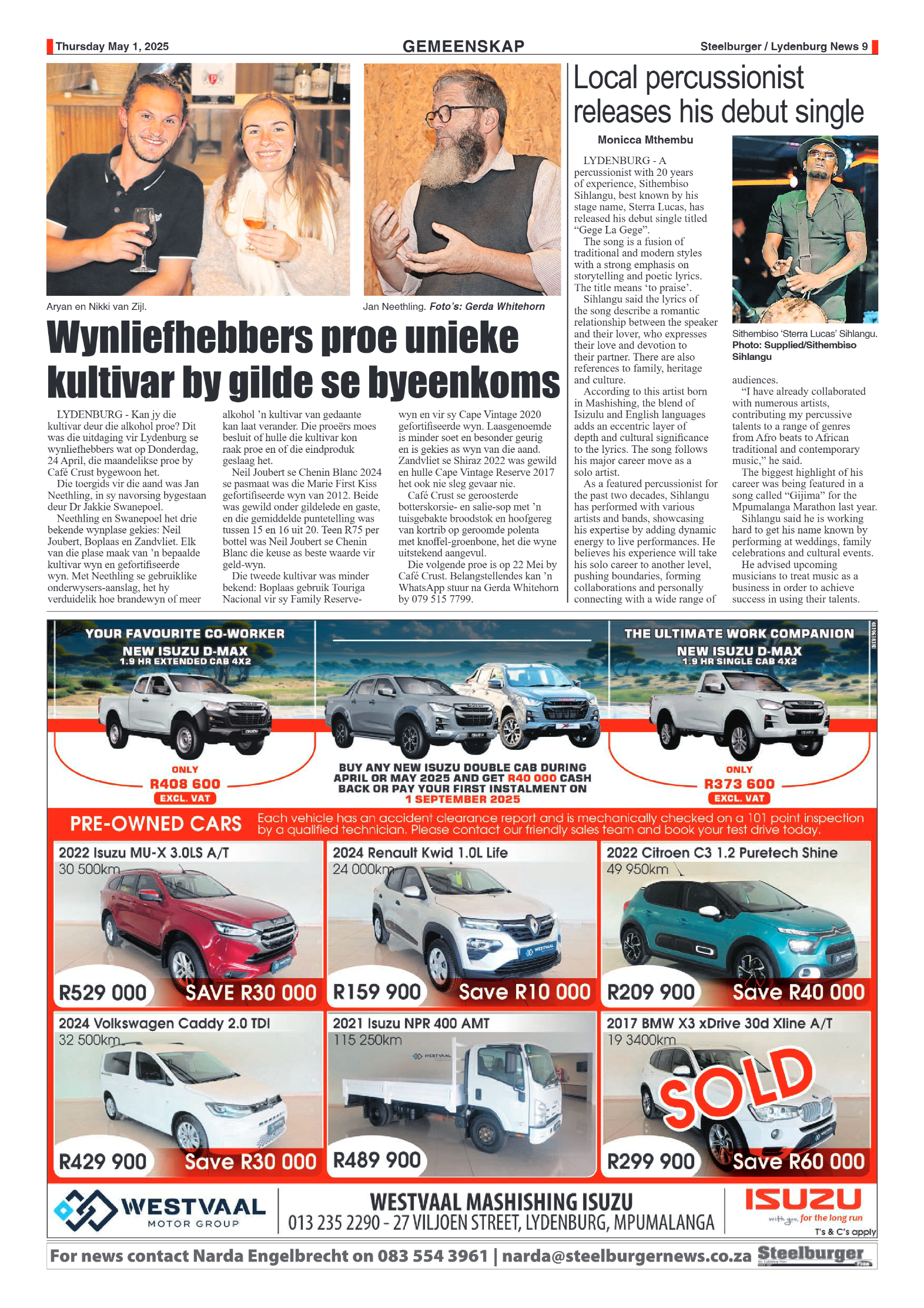 Steelburger News 1 May 2025 page 9