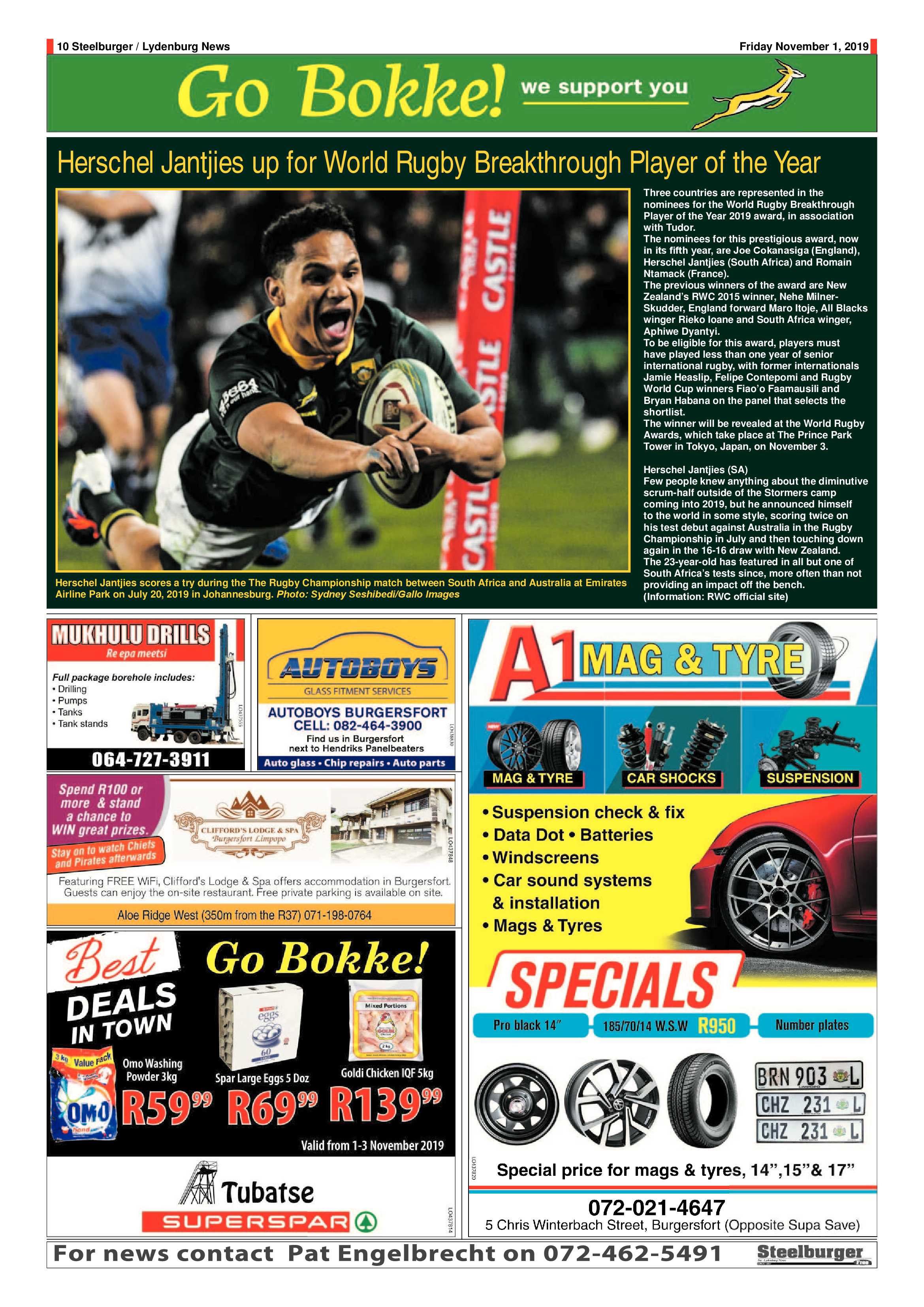 Steelburger News 1 November 2019 page 10