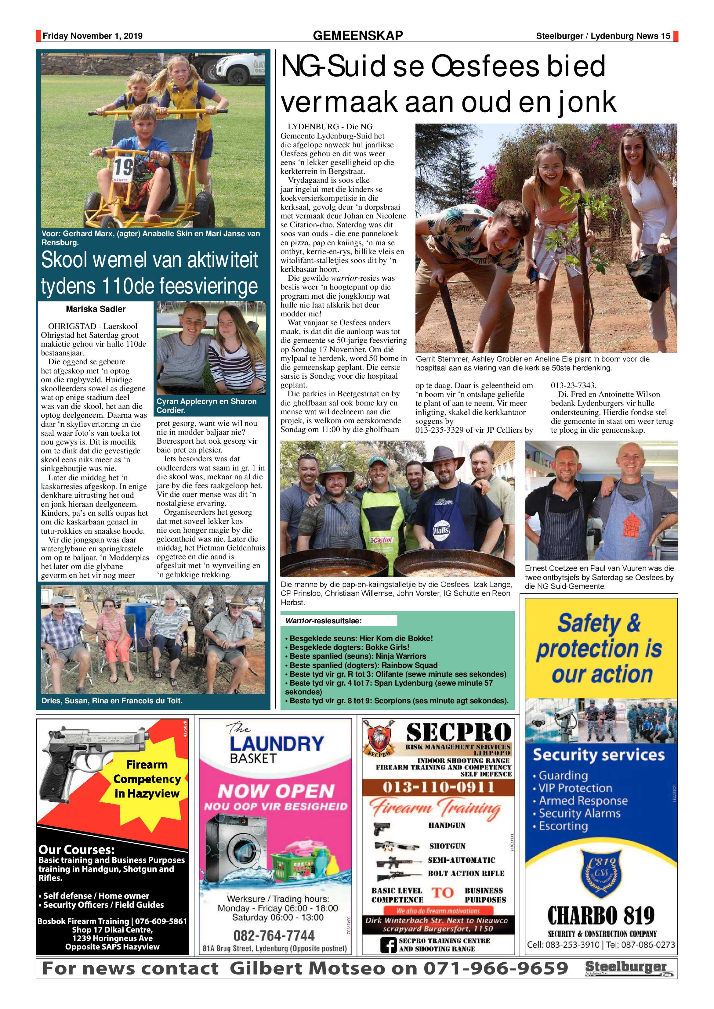 Steelburger News 1 November 2019 page 15