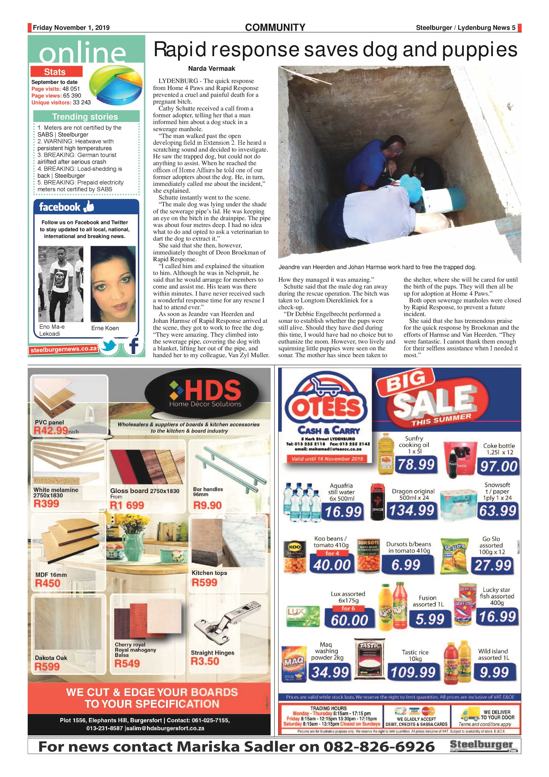 Steelburger News 1 November 2019 page 5