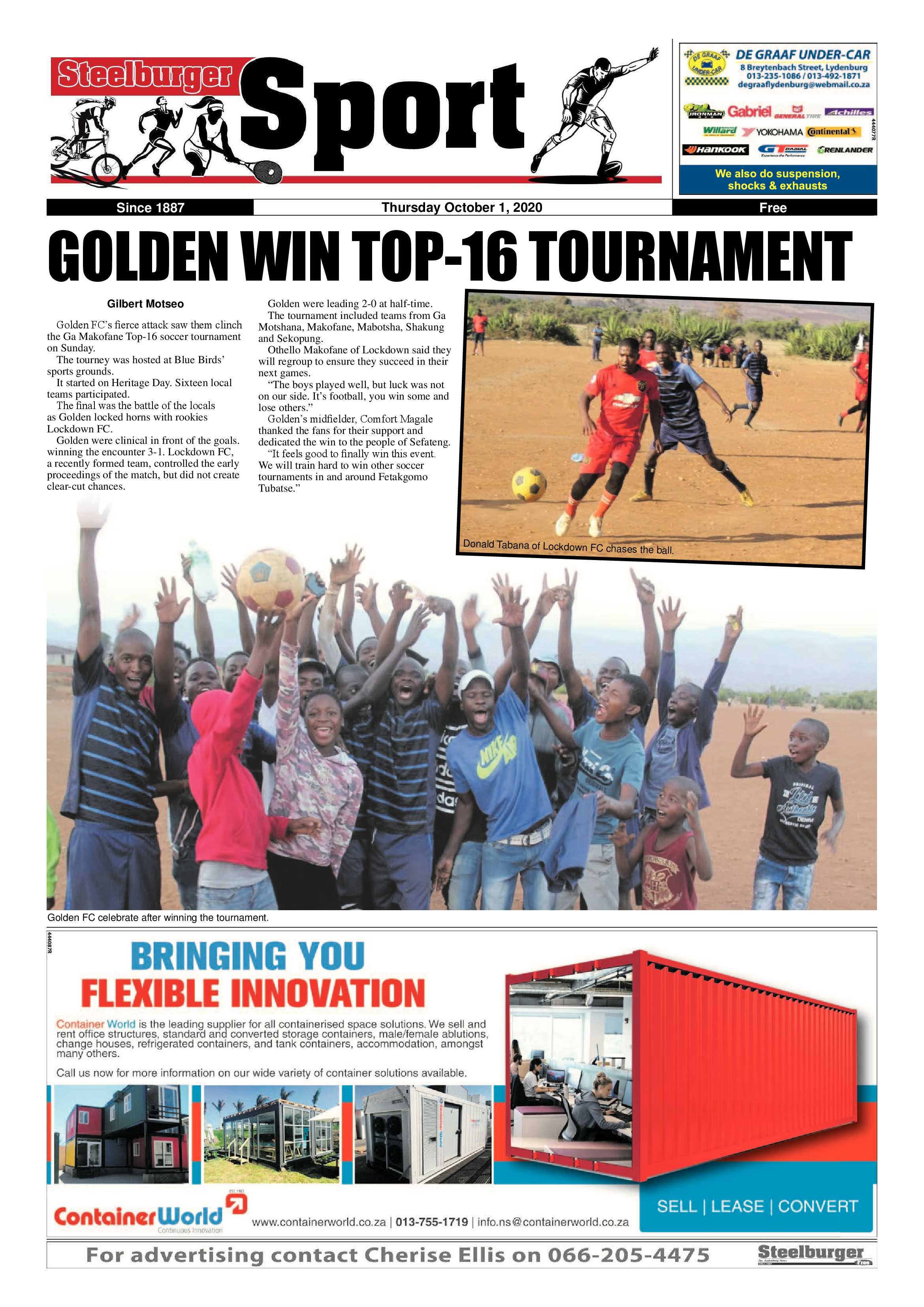 Steelburger News 1 October 2020 page 8