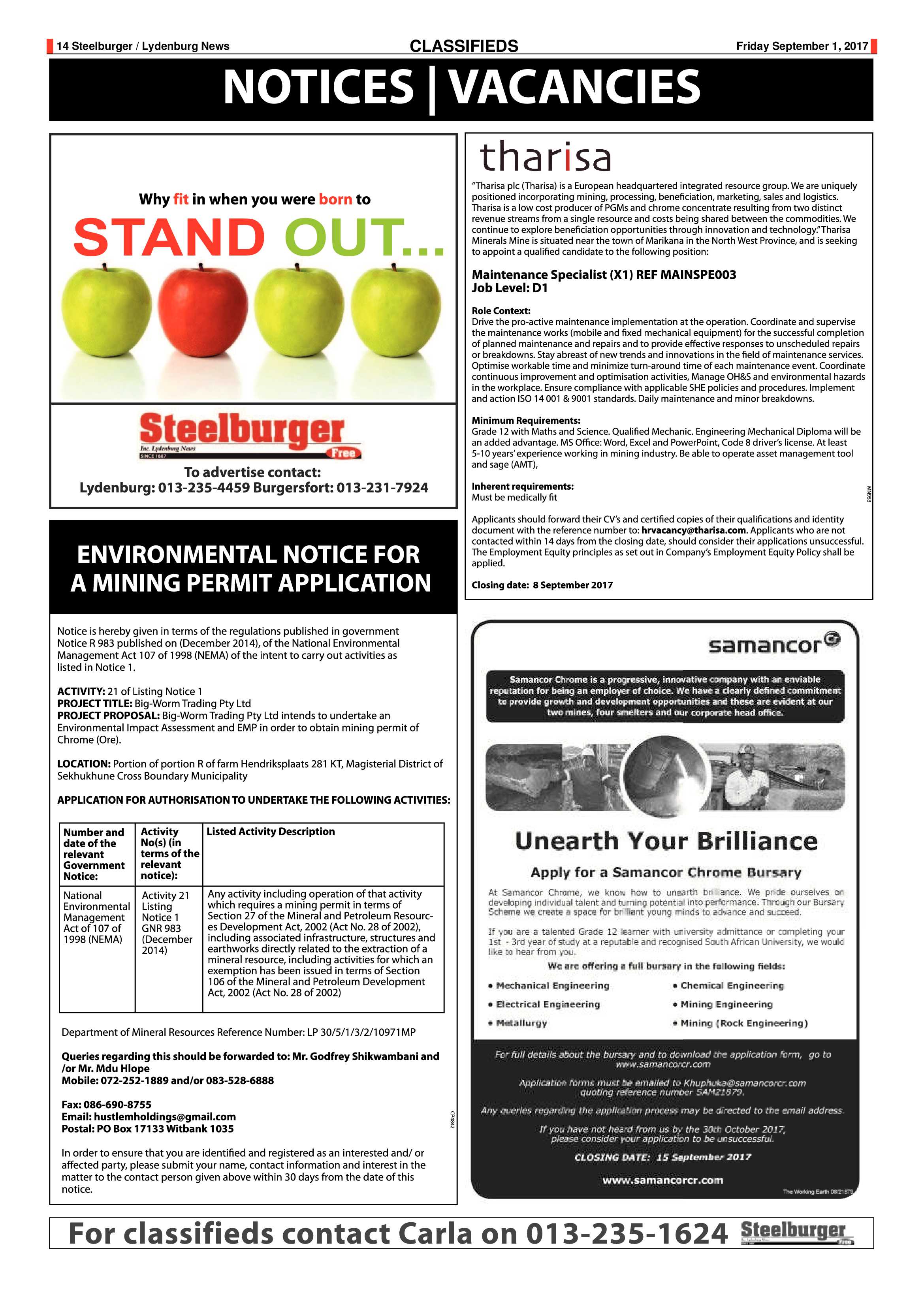 Steelburger News 1 September 2017 page 14