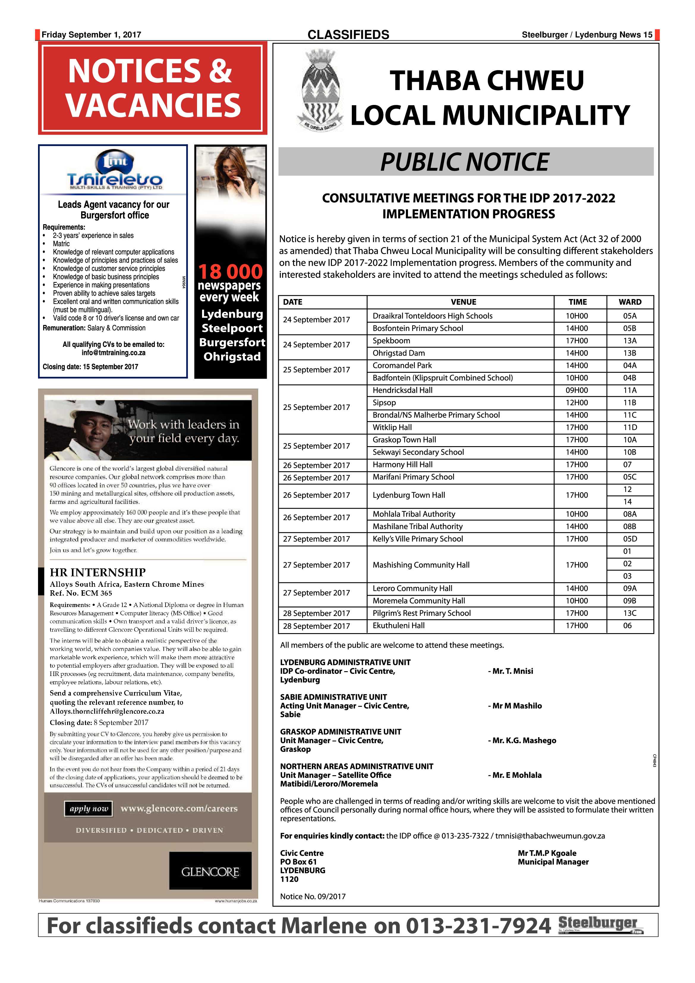 Steelburger News 1 September 2017 page 15