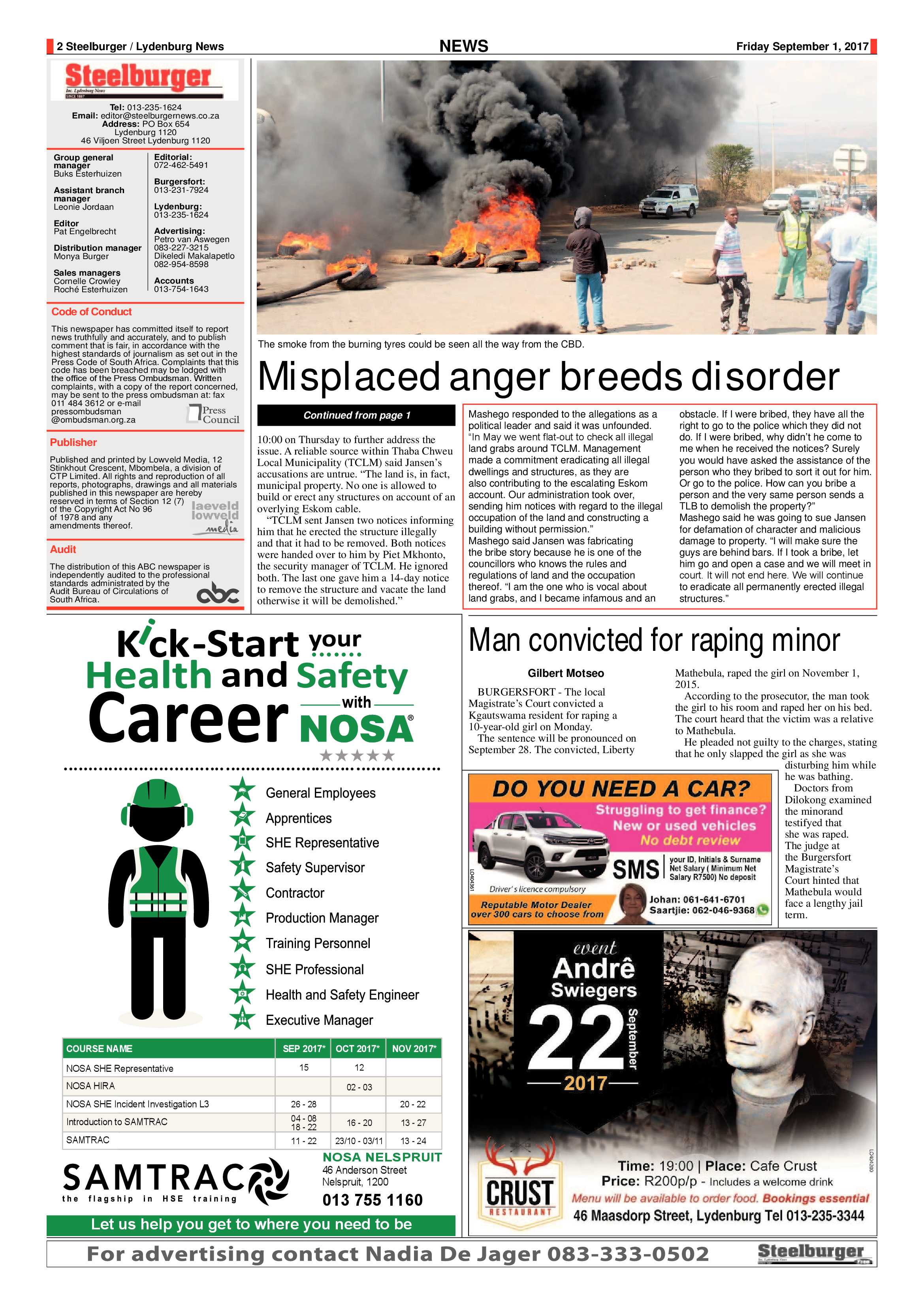 Steelburger News 1 September 2017 page 2