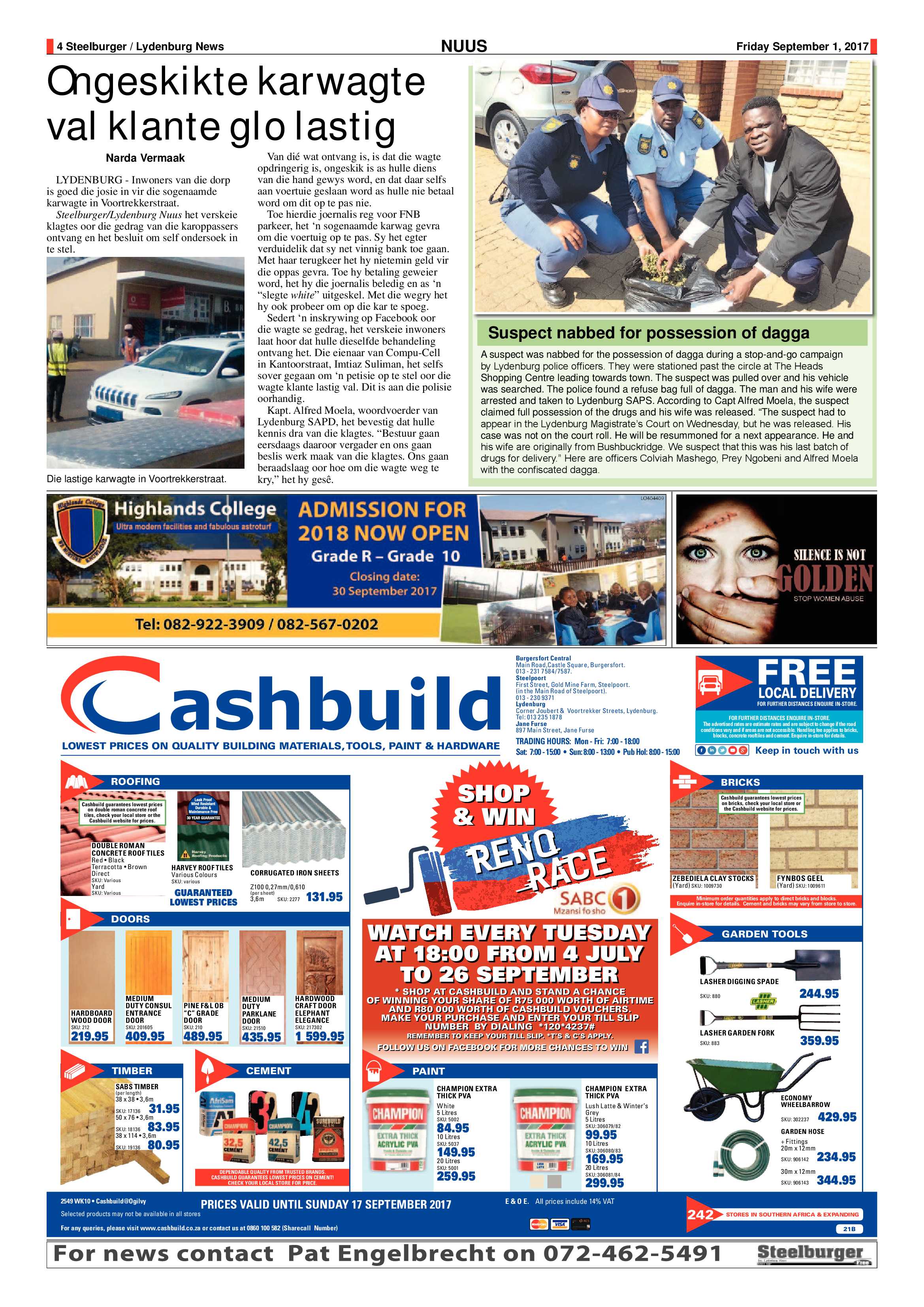 Steelburger News 1 September 2017 page 4