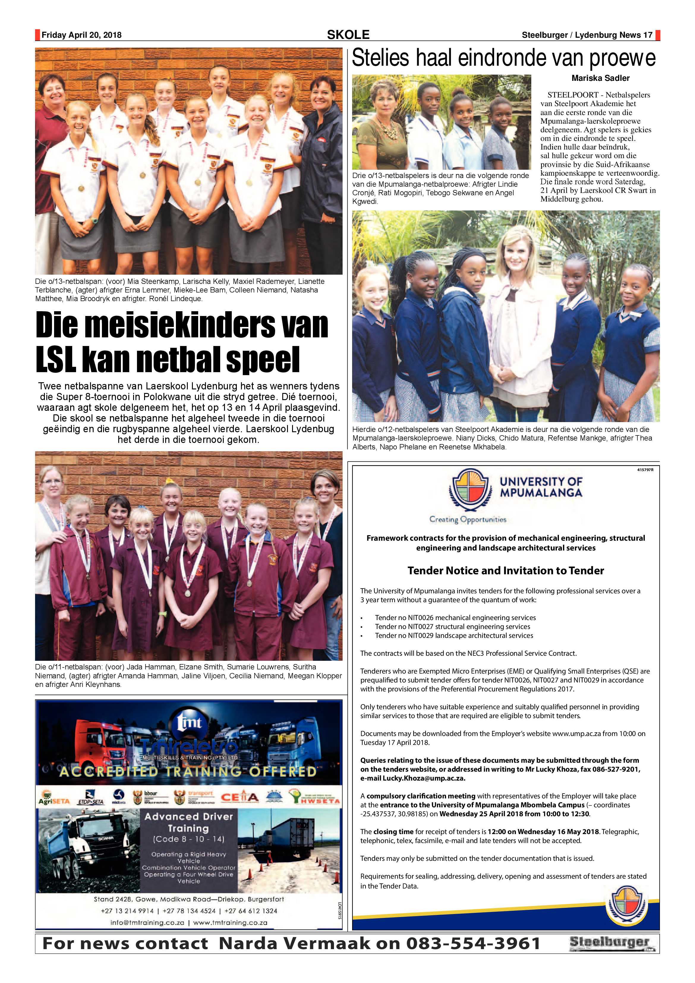 Steelburger News 20 April 2018 page 17