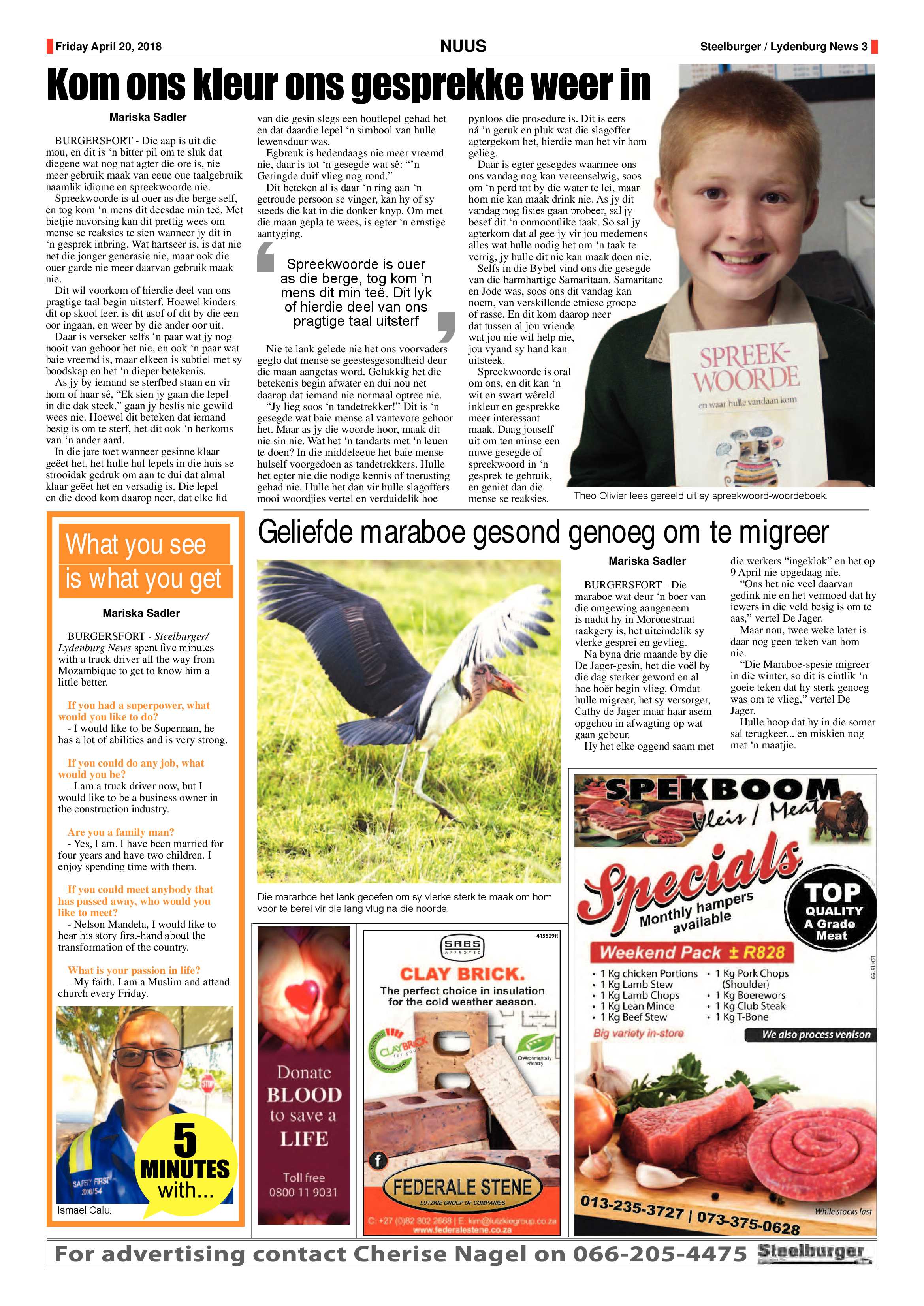 Steelburger News 20 April 2018 page 3