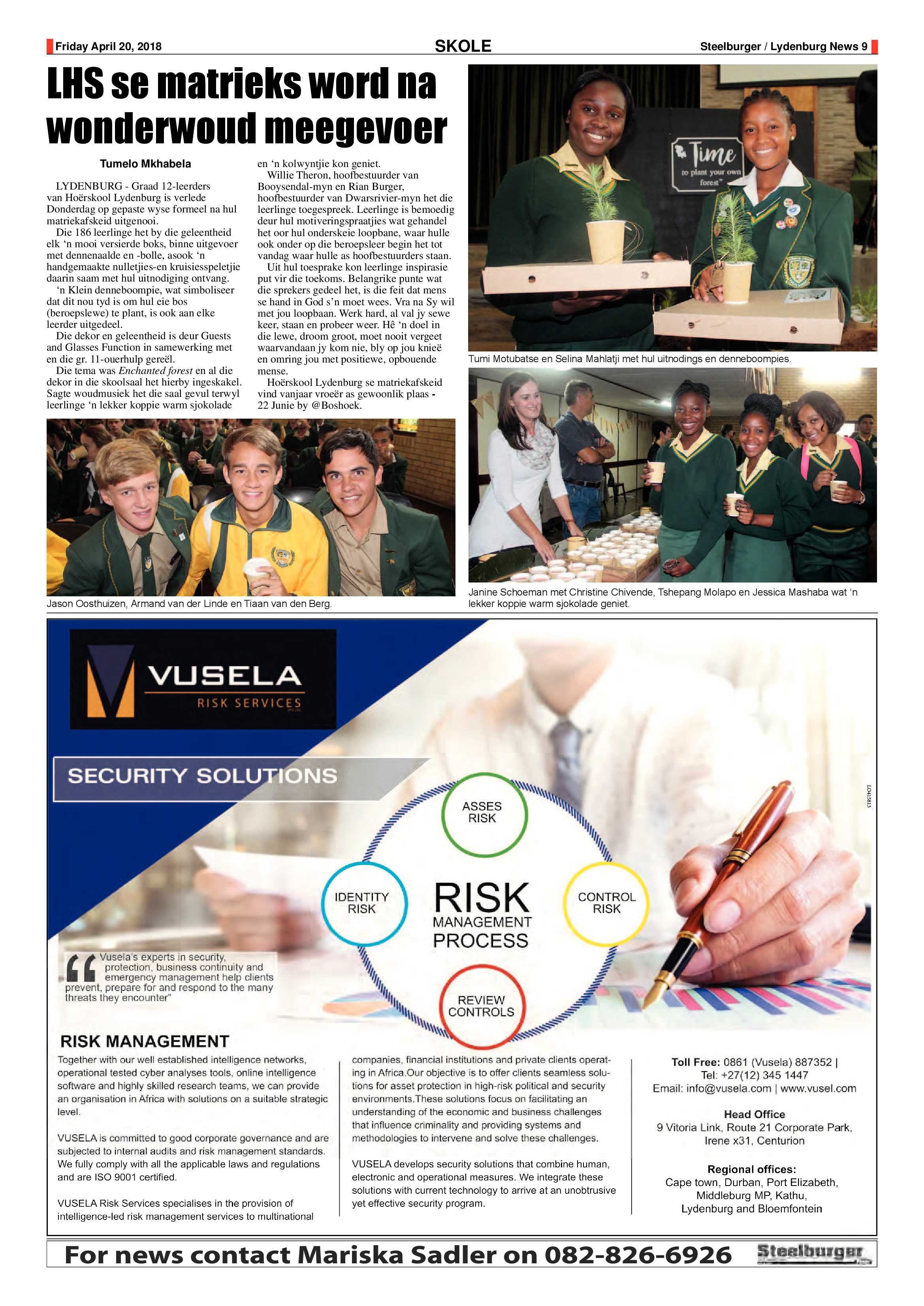 Steelburger News 20 April 2018 page 9