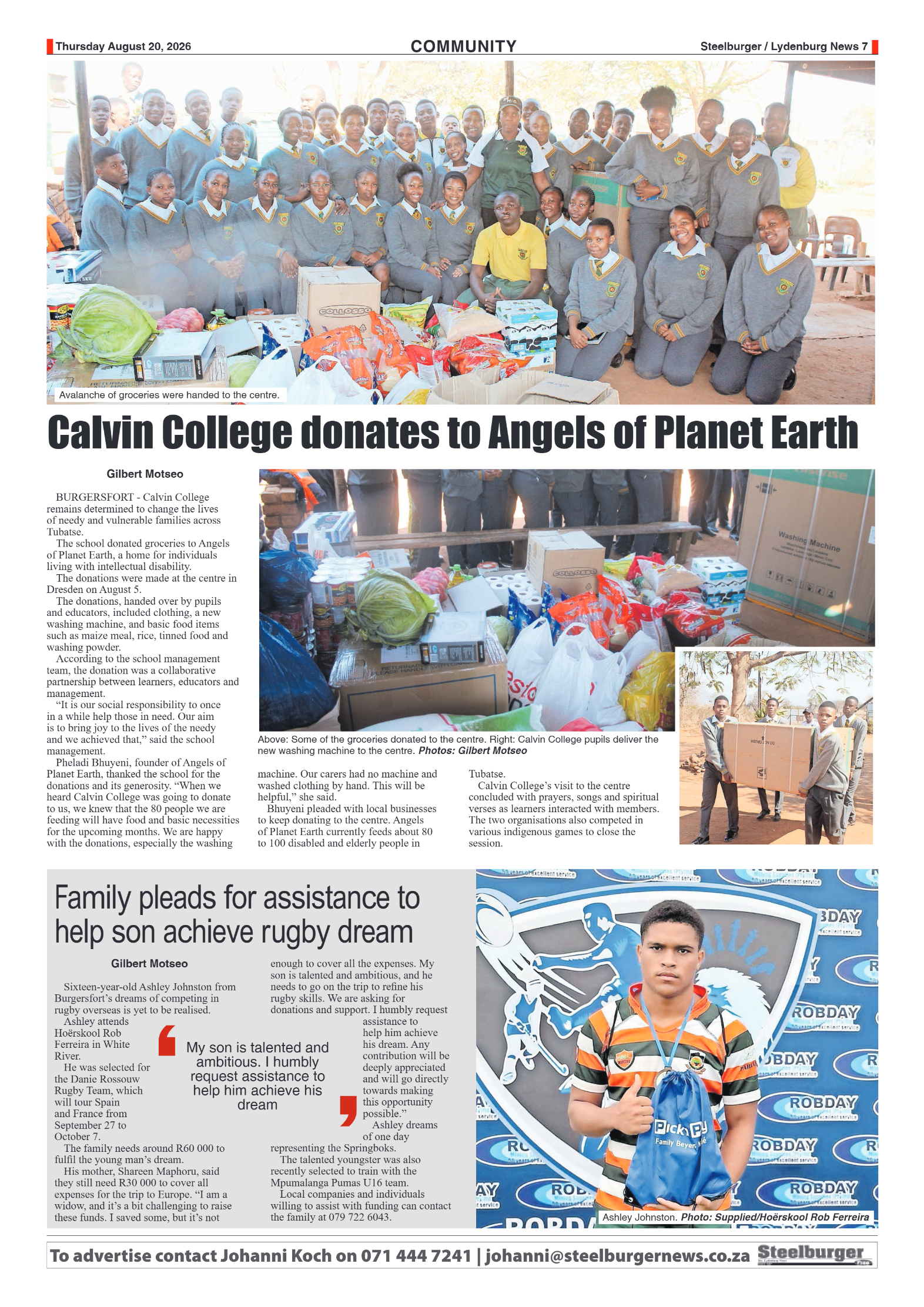 Steelburger News 20 August 2026 page 7