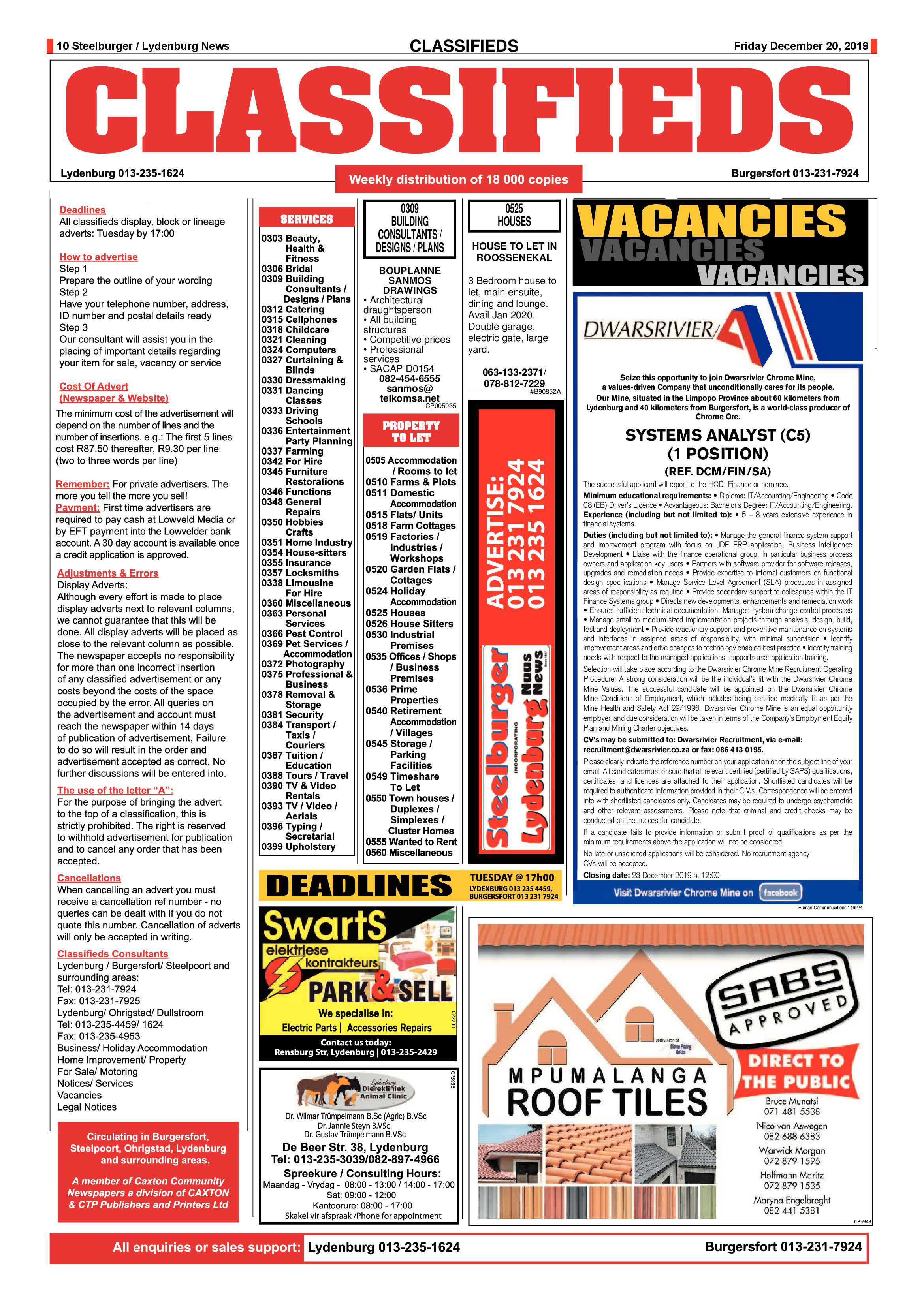 Steelburger News 20 December 2019 page 10