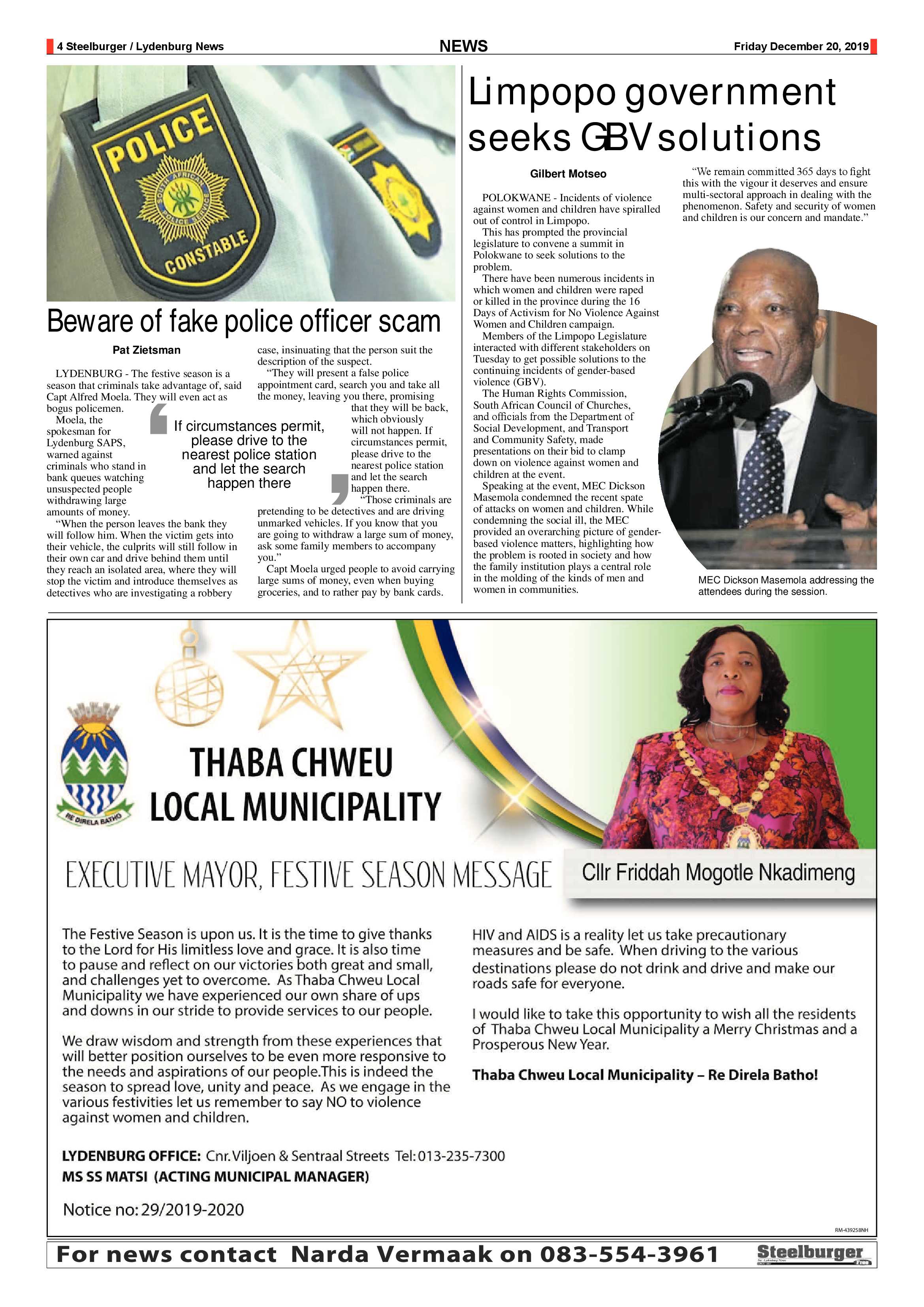 Steelburger News 20 December 2019 page 4