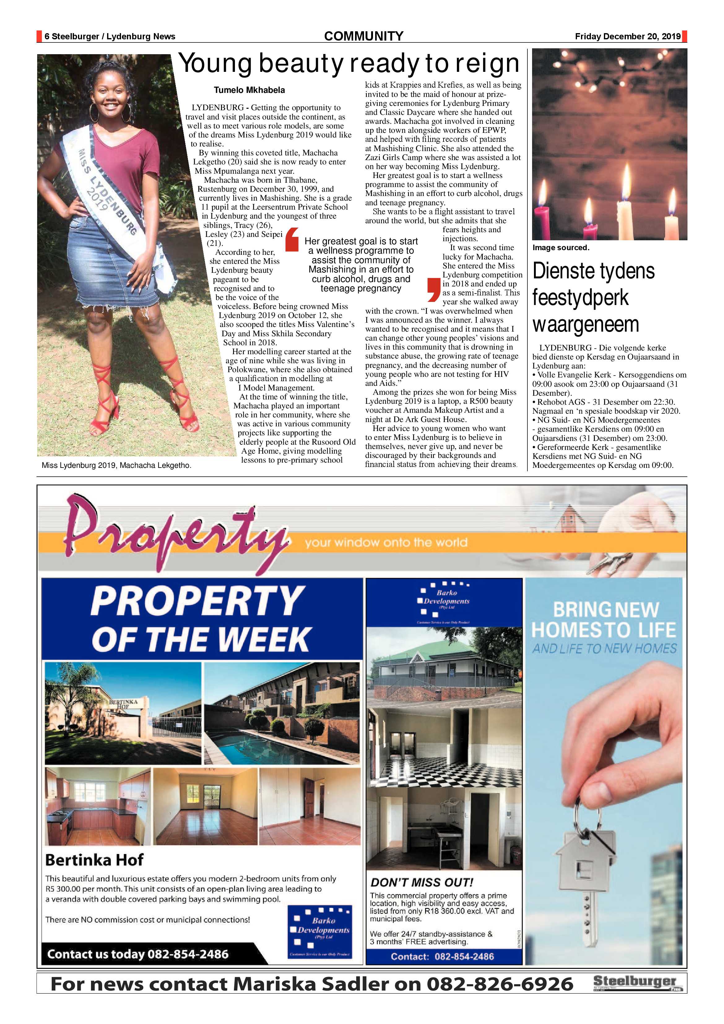 Steelburger News 20 December 2019 page 6