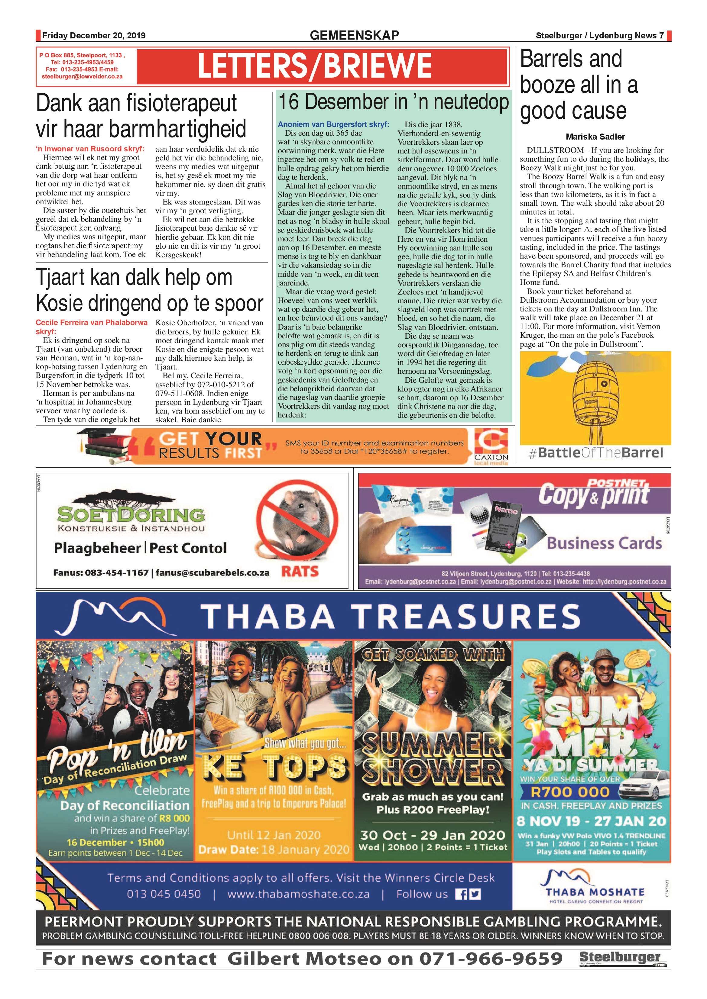 Steelburger News 20 December 2019 page 7