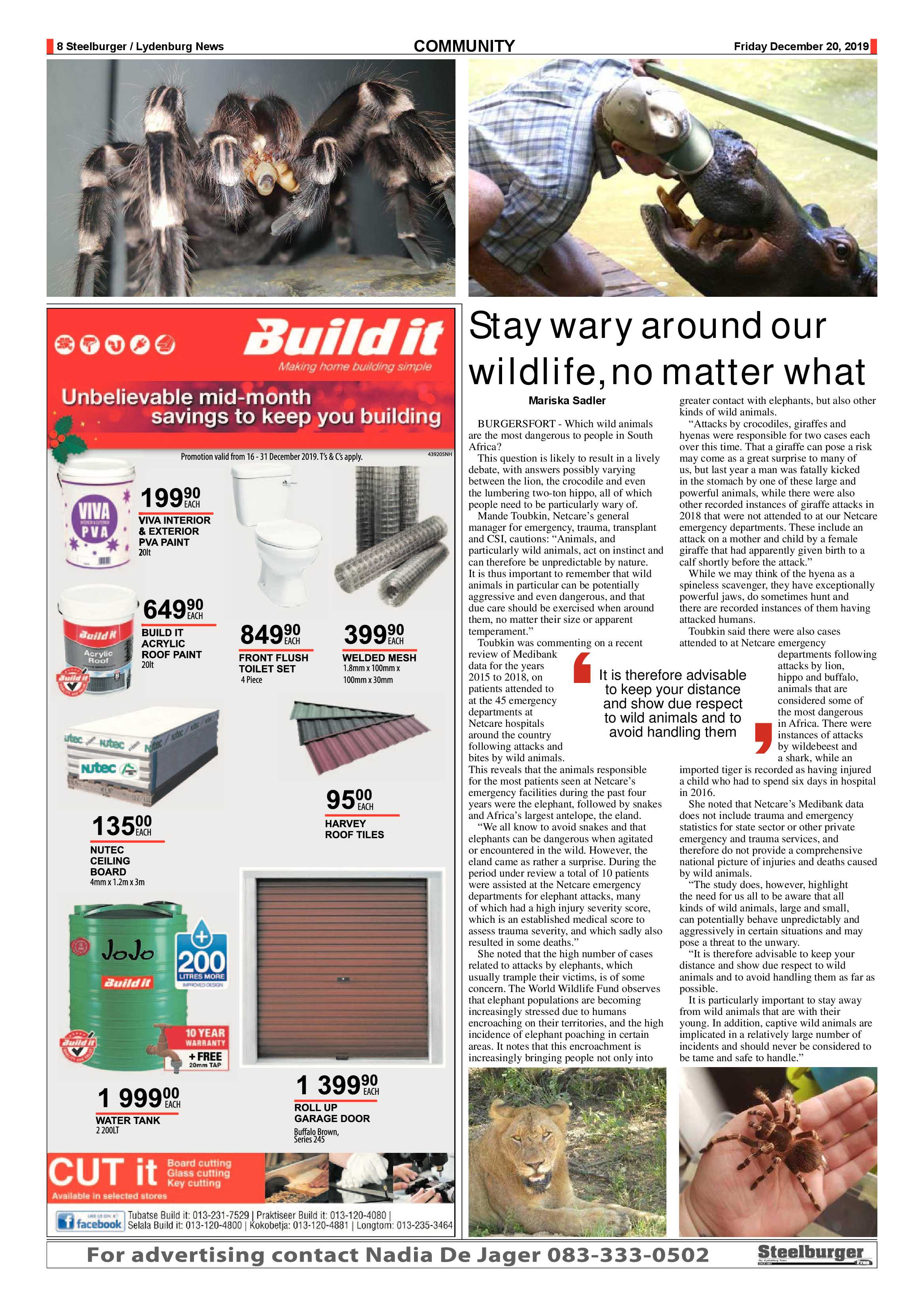 Steelburger News 20 December 2019 page 8