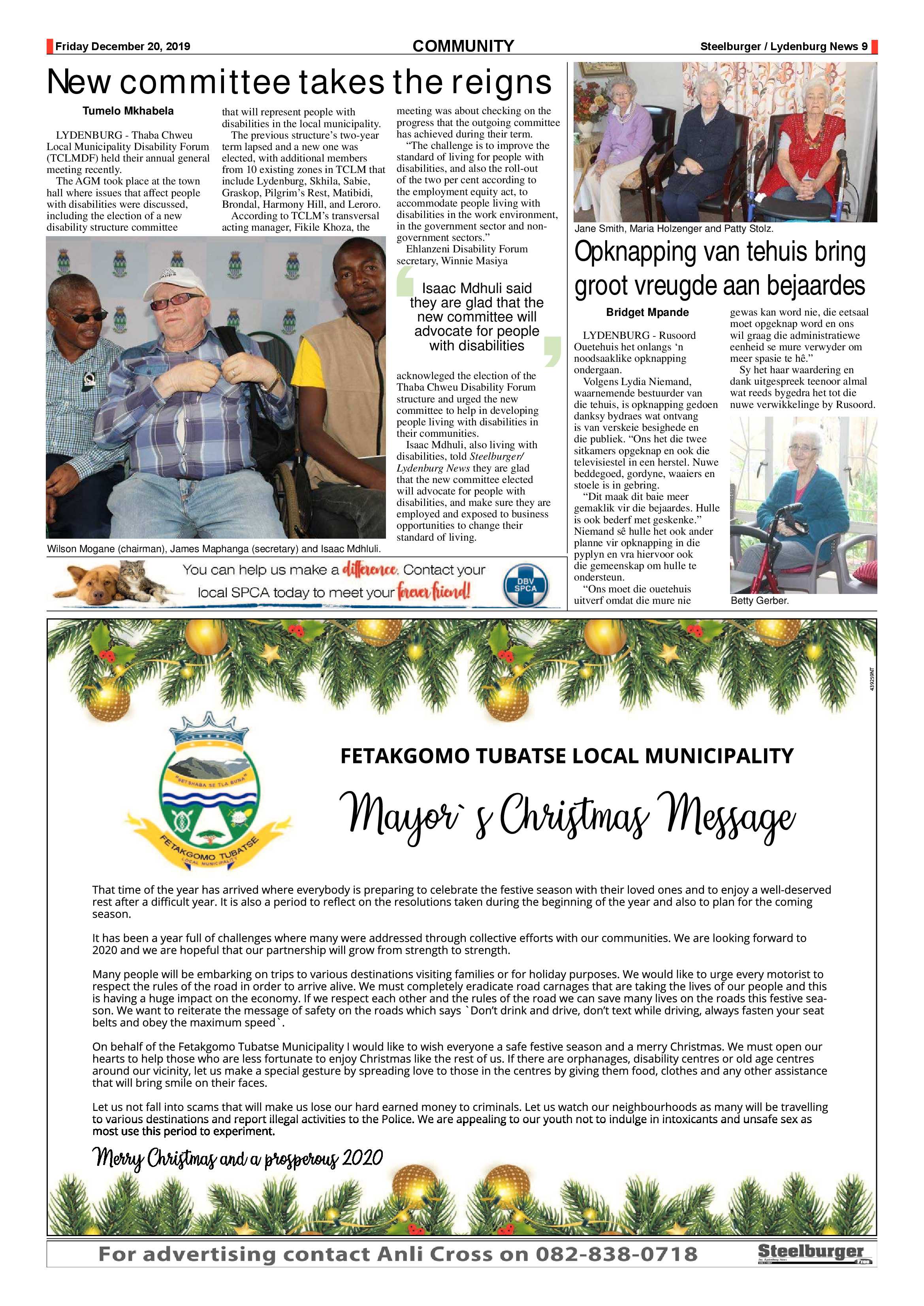 Steelburger News 20 December 2019 page 9