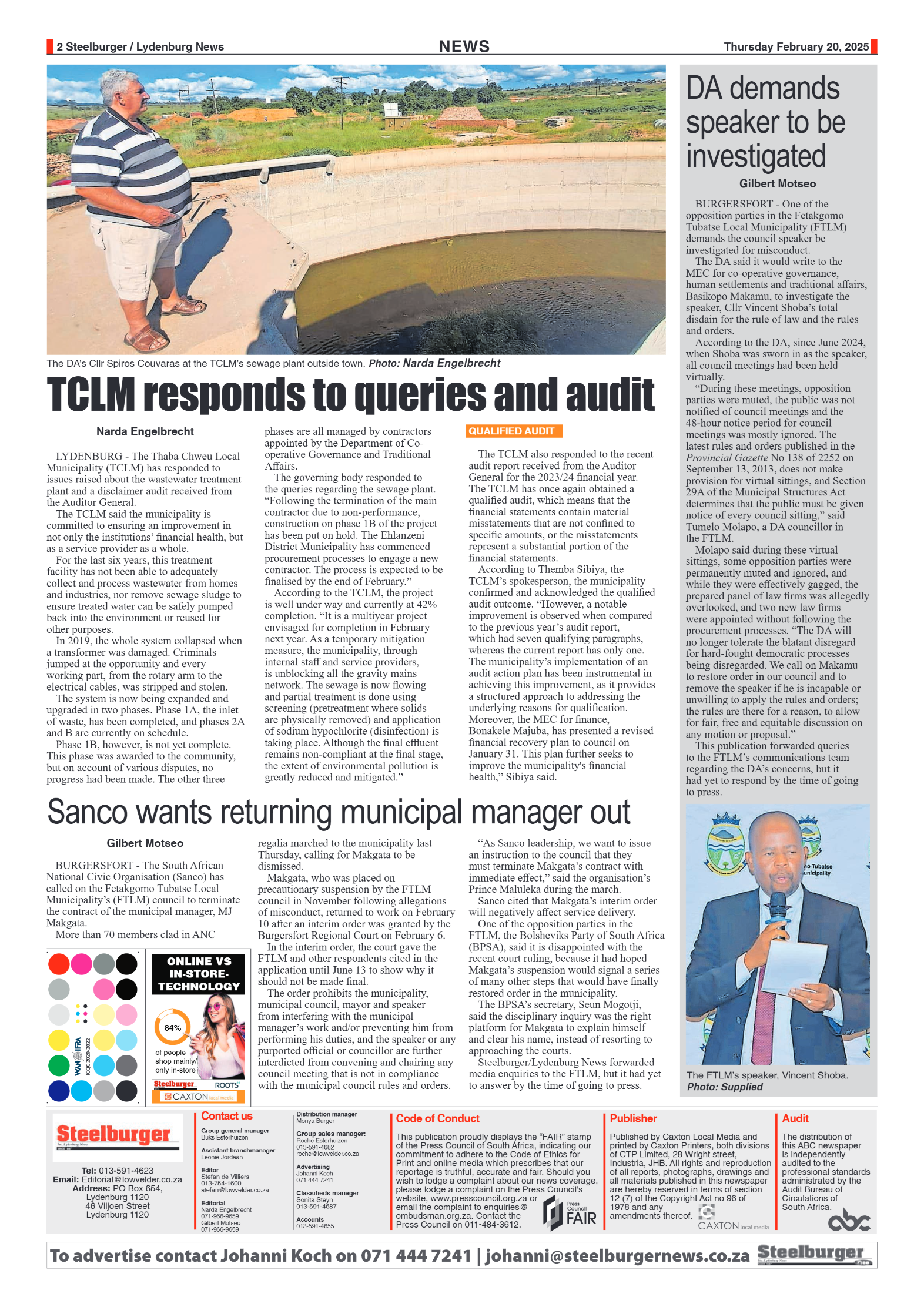 Steelburger News 20 February 2025 page 2