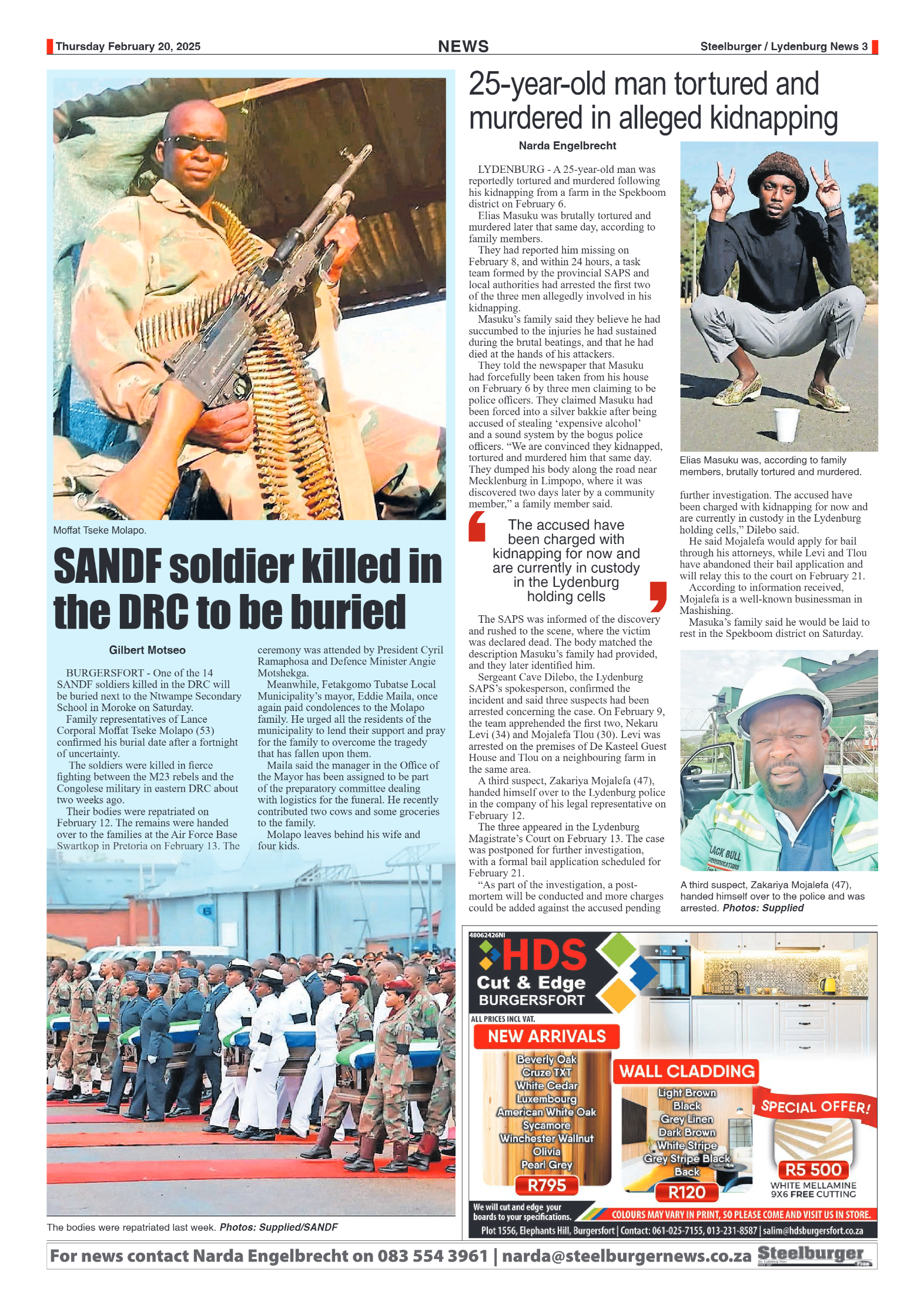 Steelburger News 20 February 2025 page 3