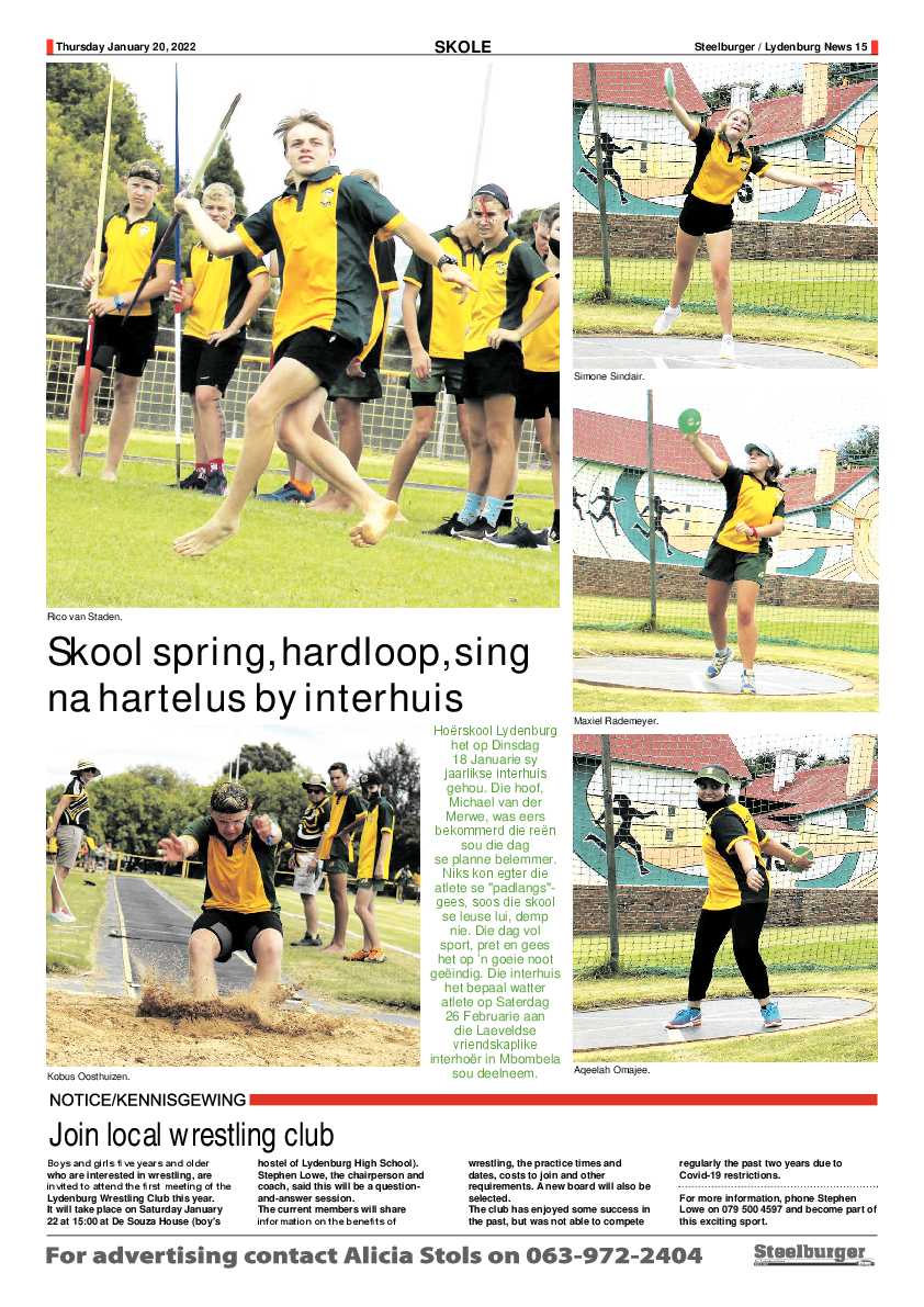 Steelburger News 20 January 2022 page 15