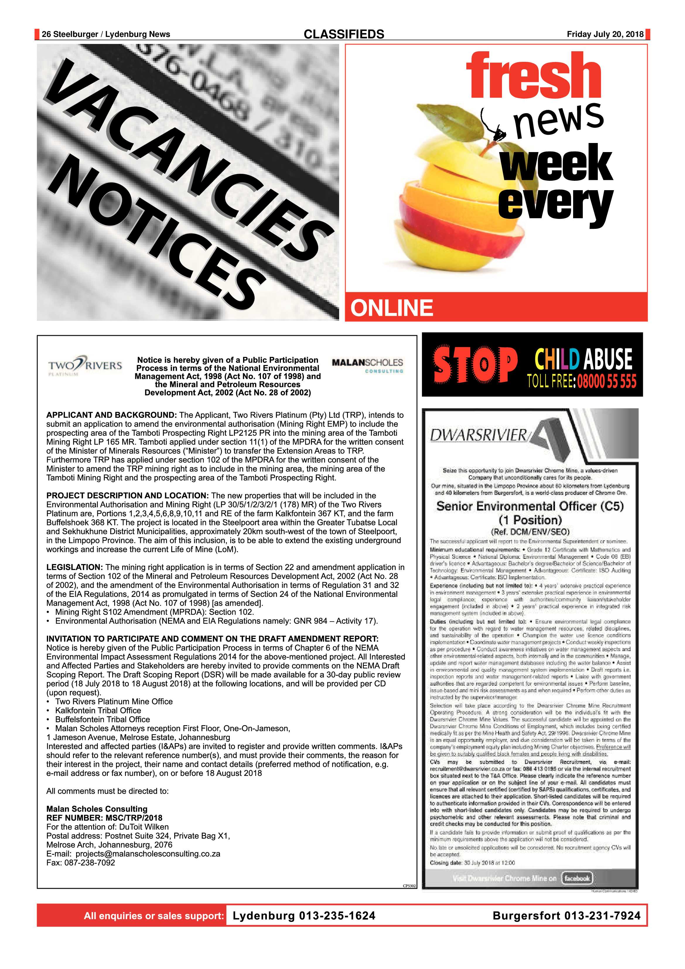 Steelburger News 20 July 2018 page 22