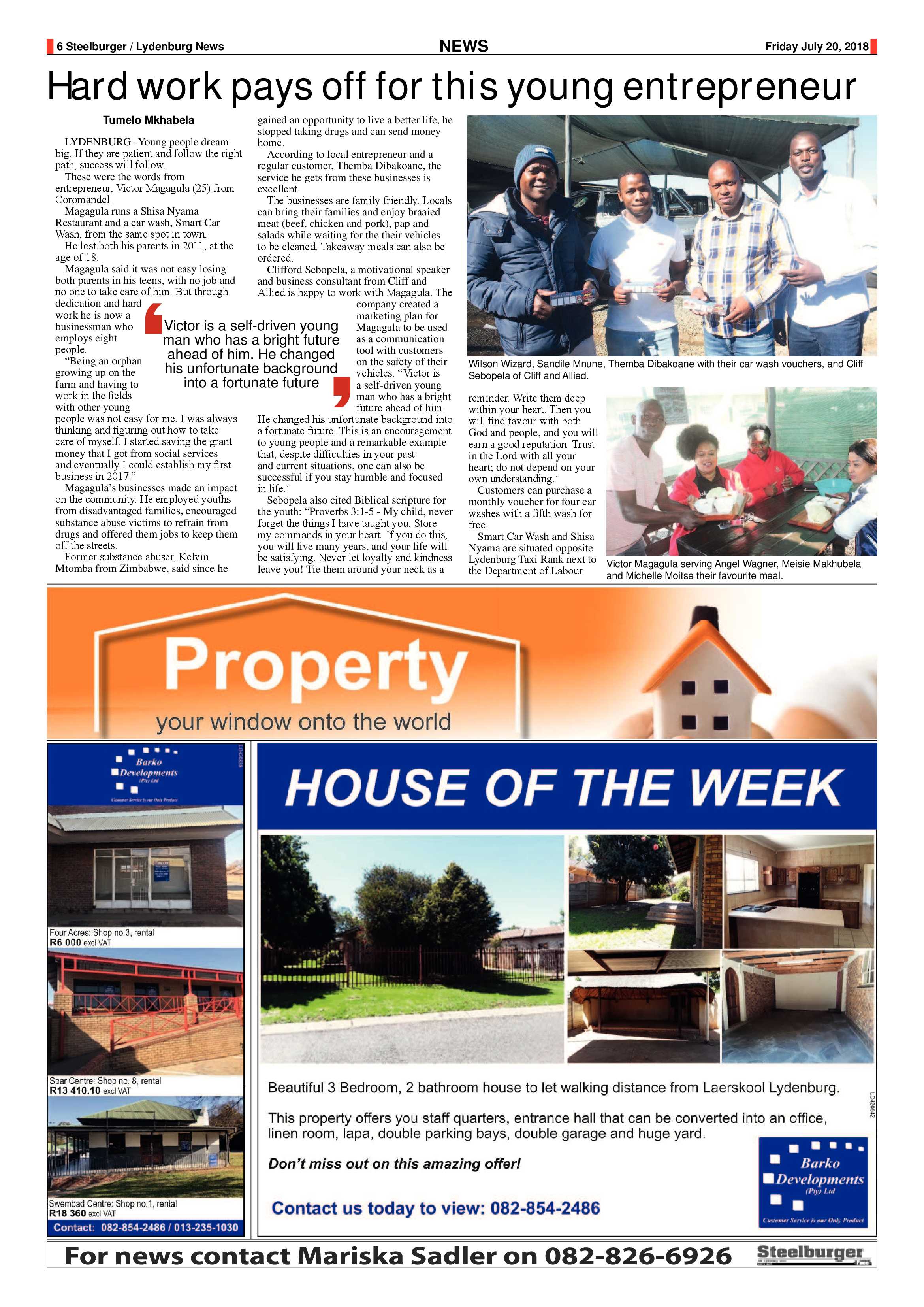 Steelburger News 20 July 2018 page 5