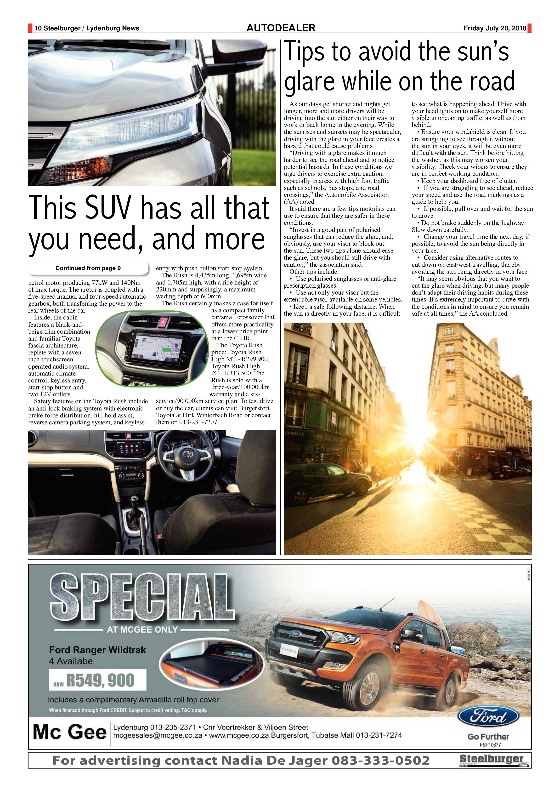 Steelburger News 20 July 2018 page 9
