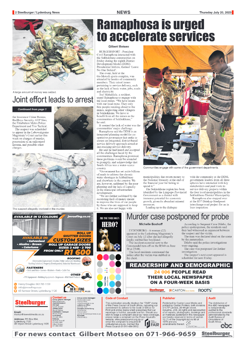 Steelburger News 20 July 2023 page 2